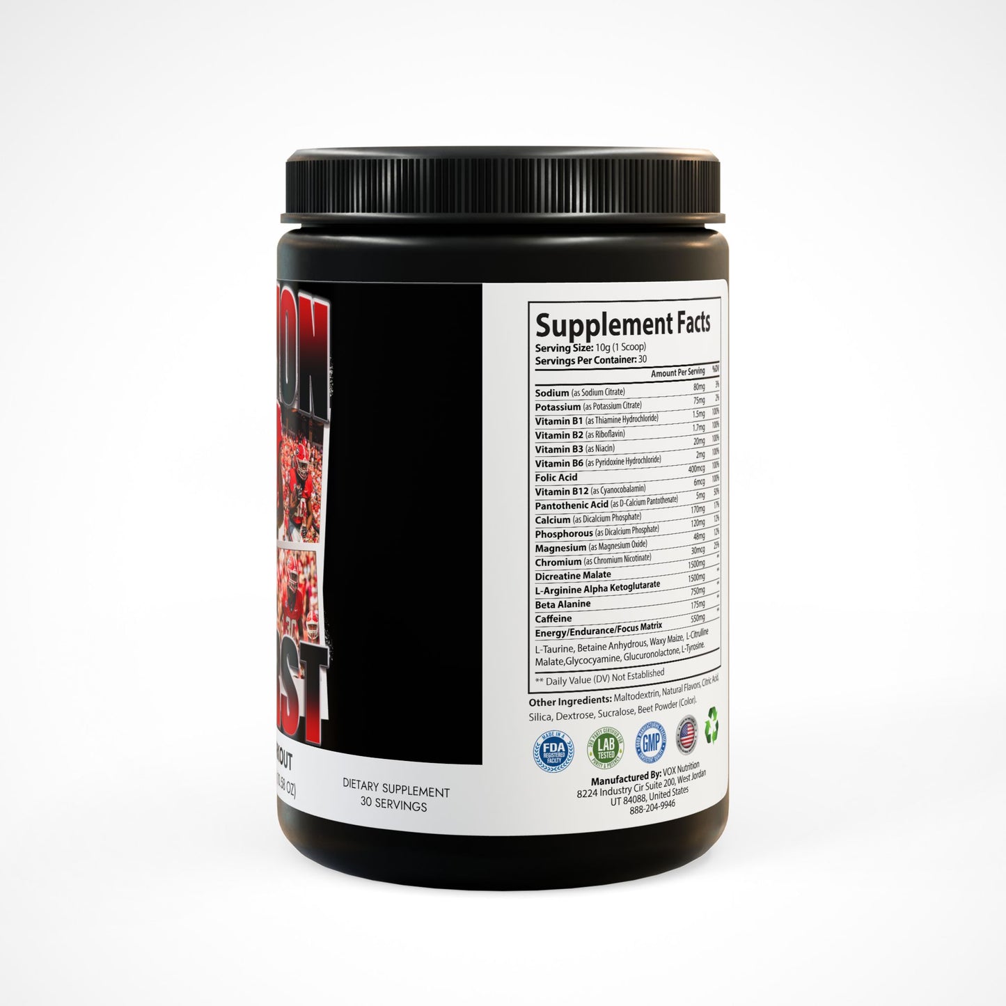 Gannon Hearst Pre-Workout, Watermelon (300g)