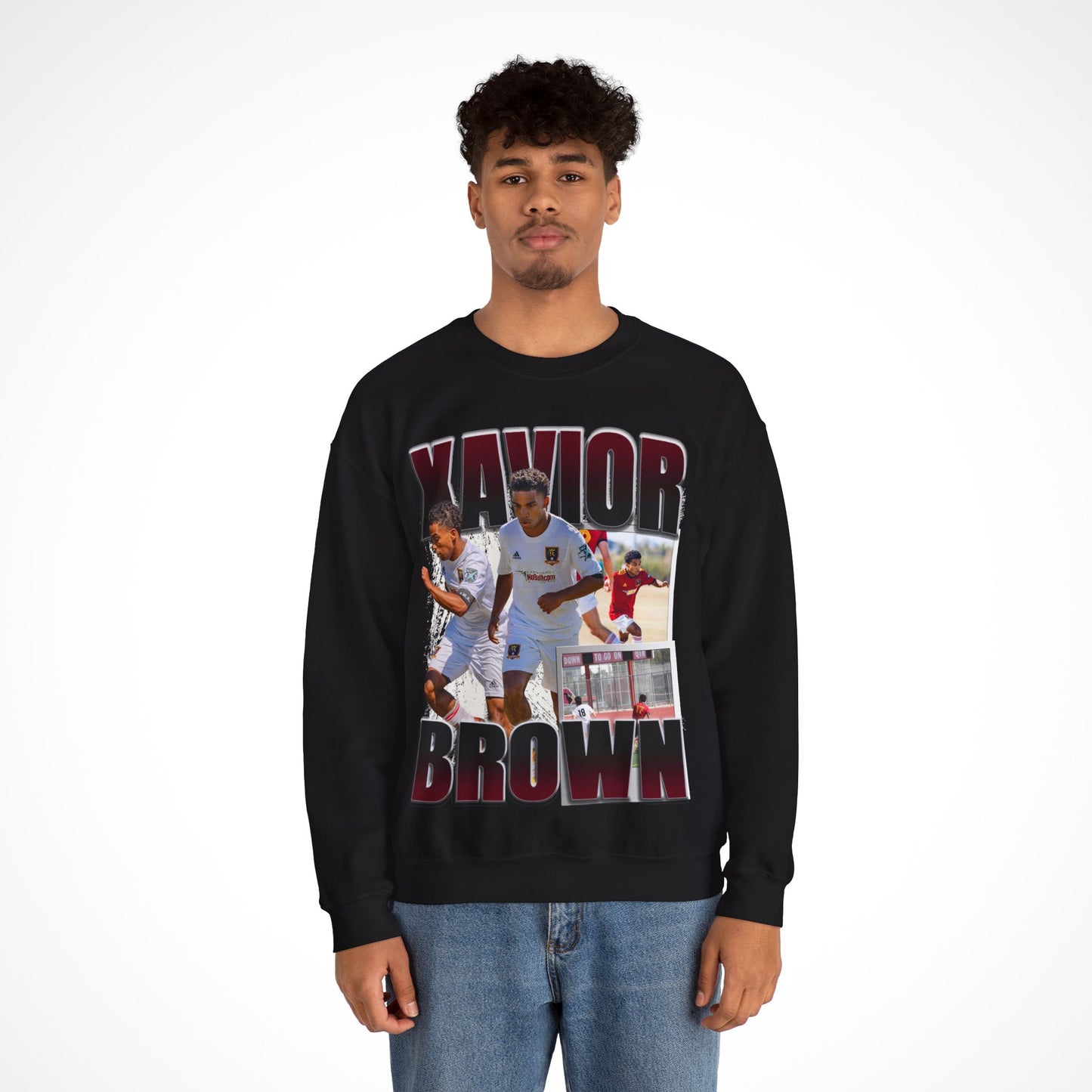 Xavior Brown Graphic Crewneck