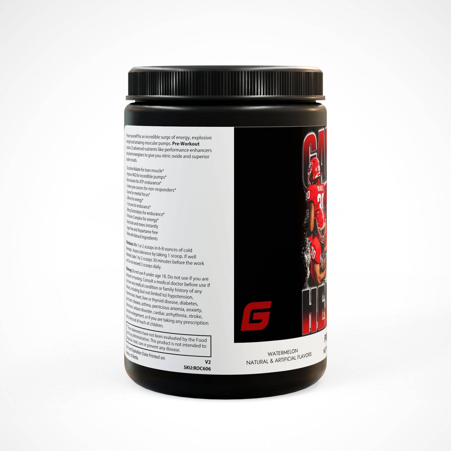 Gannon Hearst Pre-Workout, Watermelon (300g)