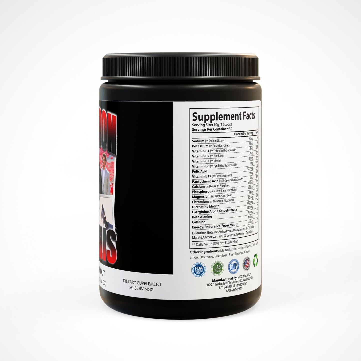 Brandon Mathis Pre-Workout, Watermelon (300g, 10.58oz)