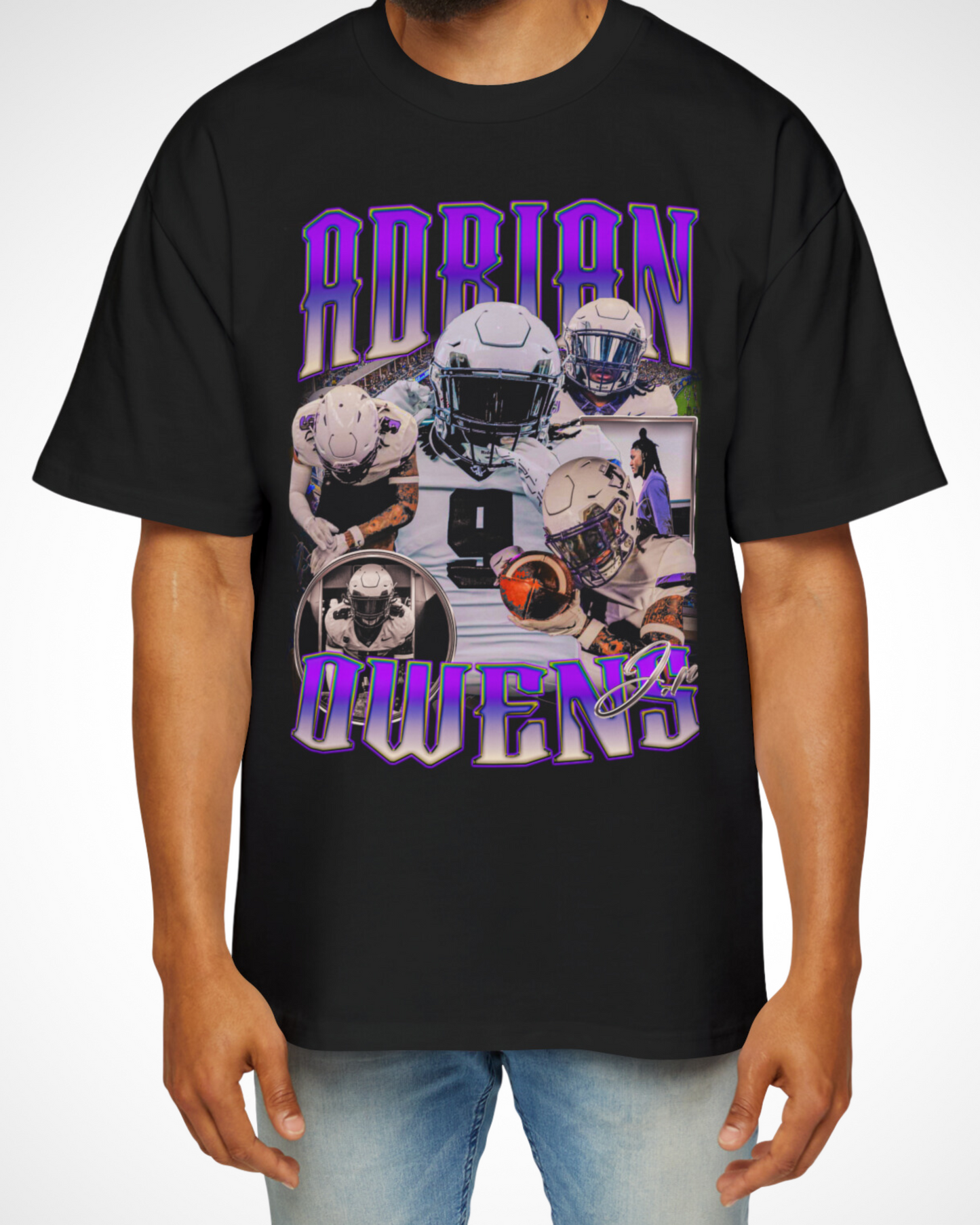 Adrian Owens Jr. Oversized Graphic Tee