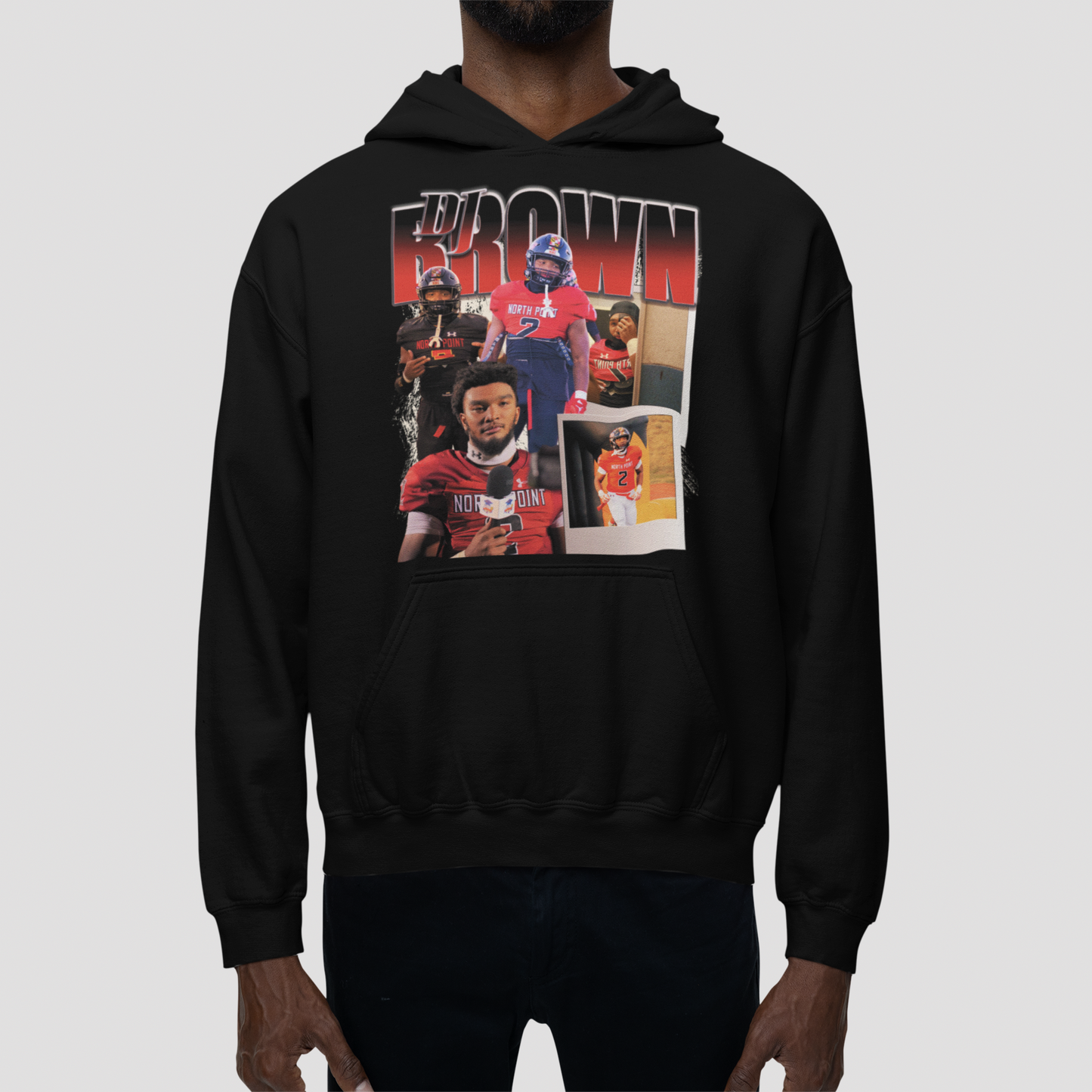 DJ Brown Graphic Hoodie