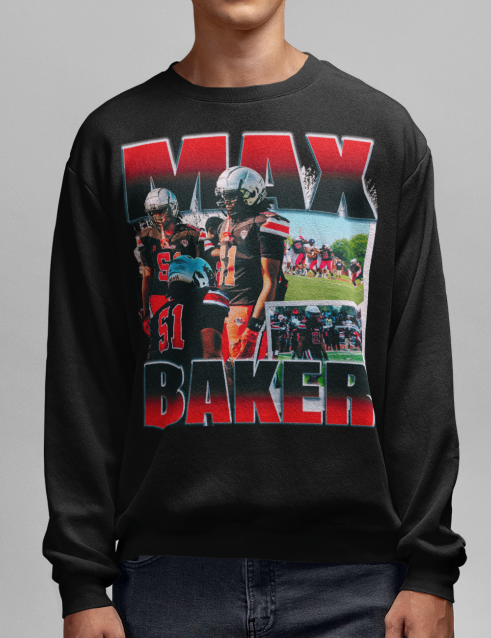 Max Baker Graphic Crewneck