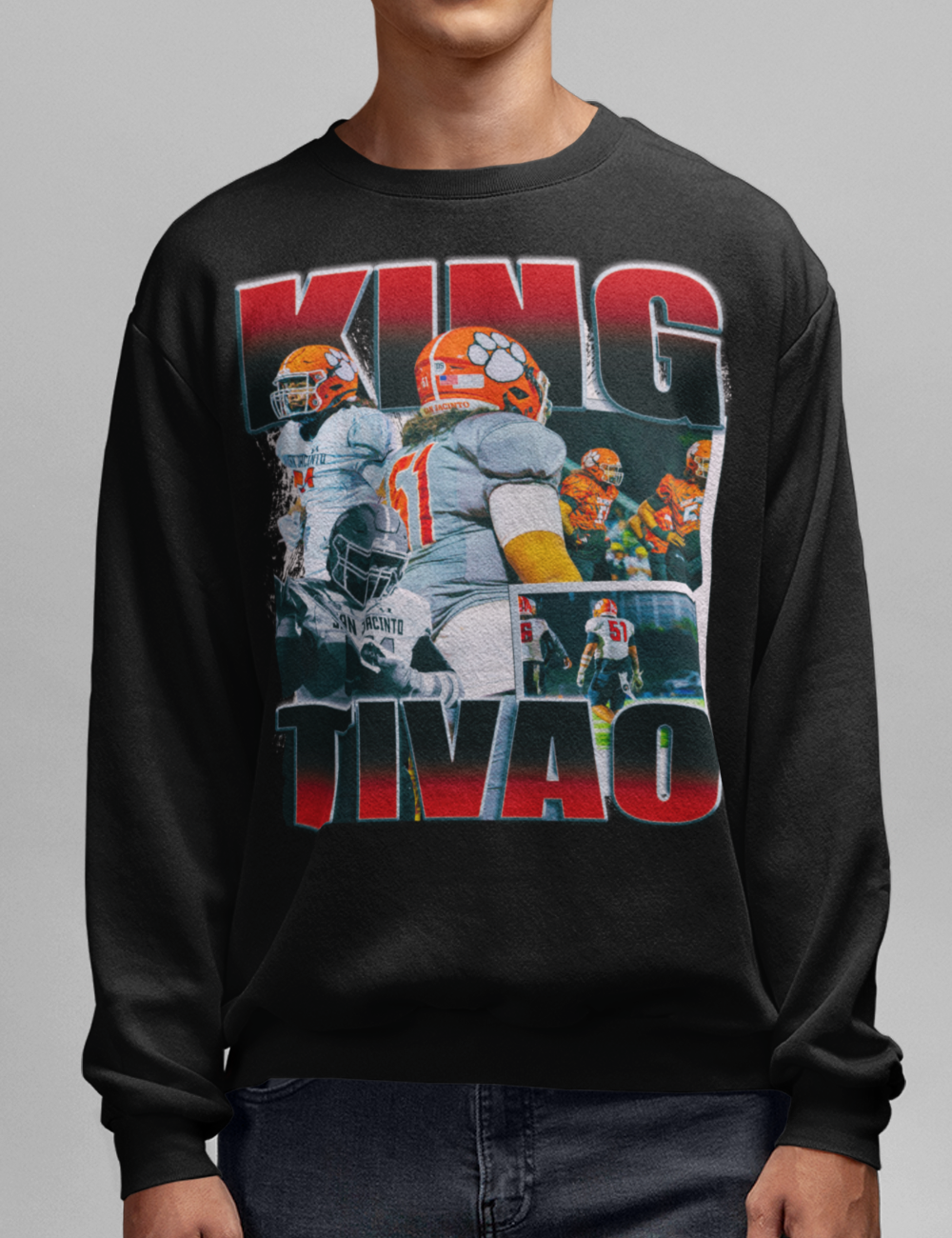 King Tivao Graphic Crewneck