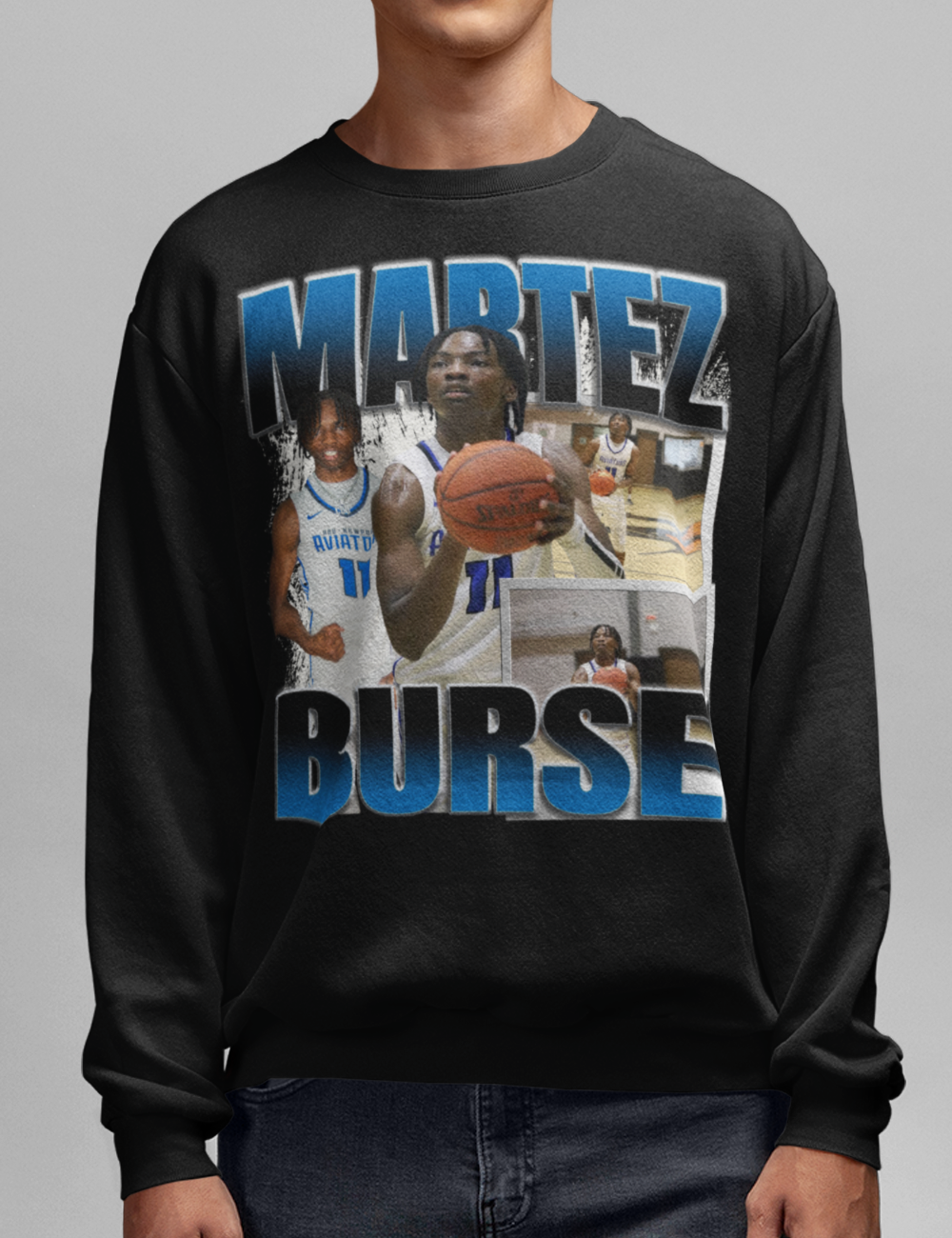 Martez Burse Graphic Crewneck