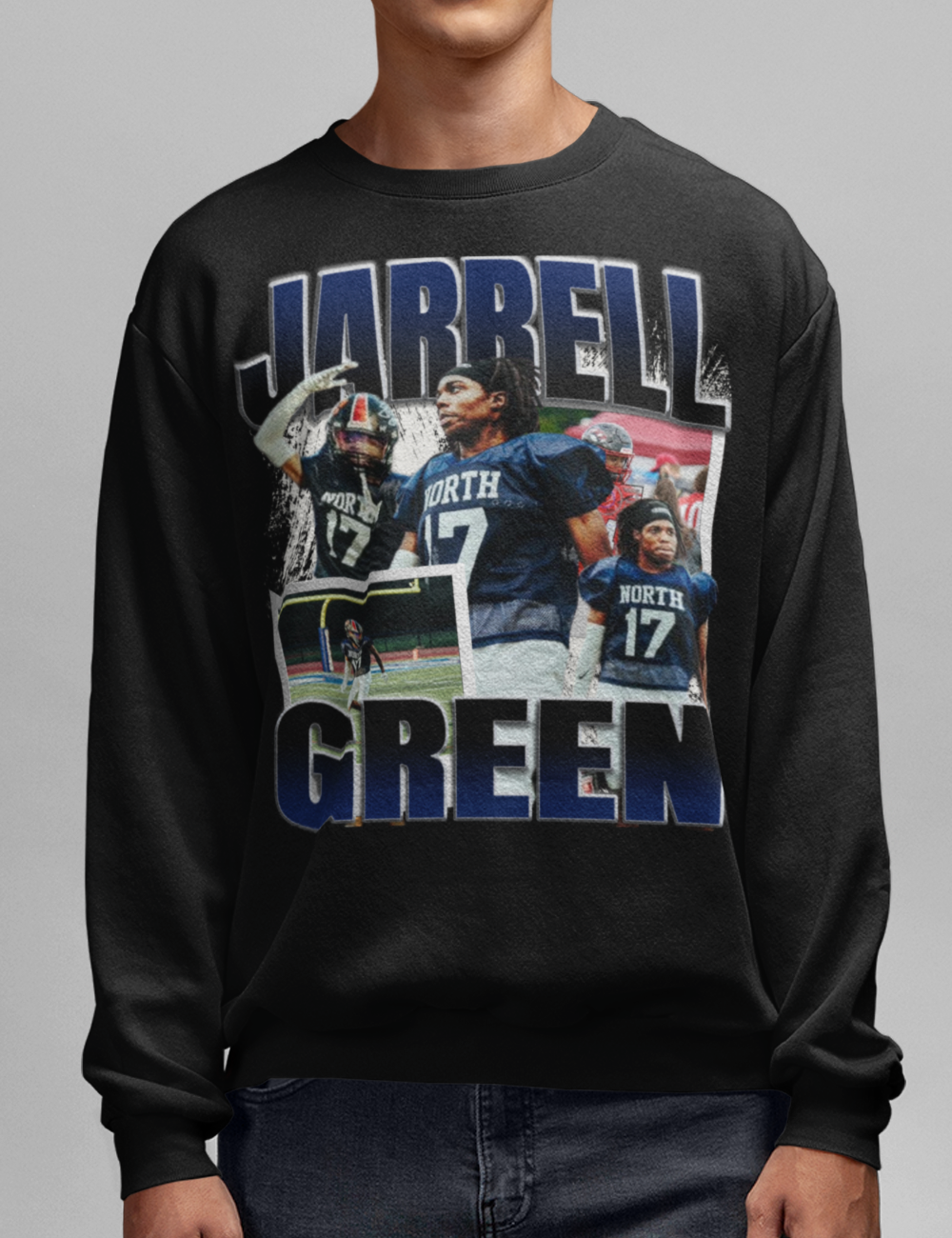 Jarrell Green Graphic Crewneck