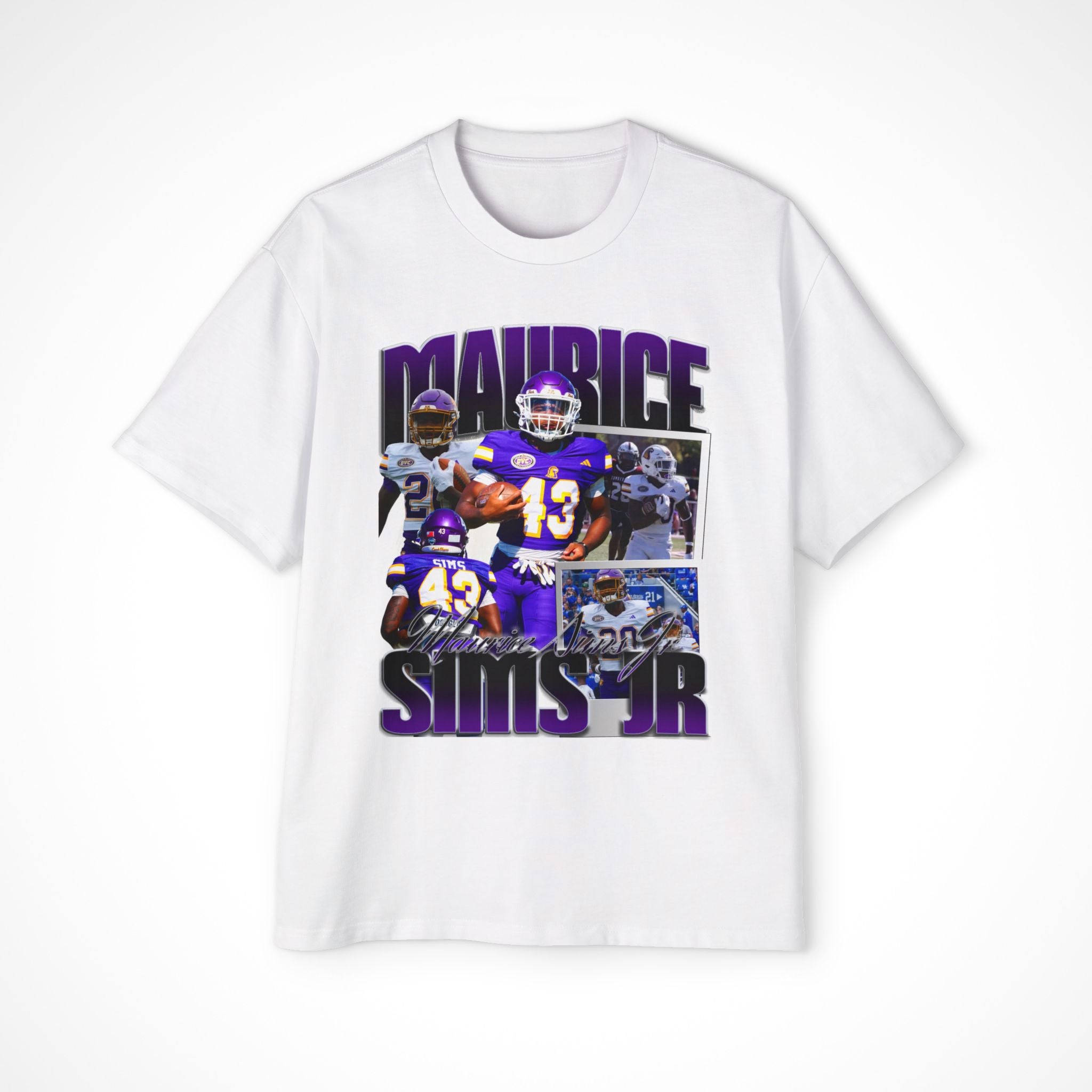 Maurice Sims Jr Oversized Graphic Tee
