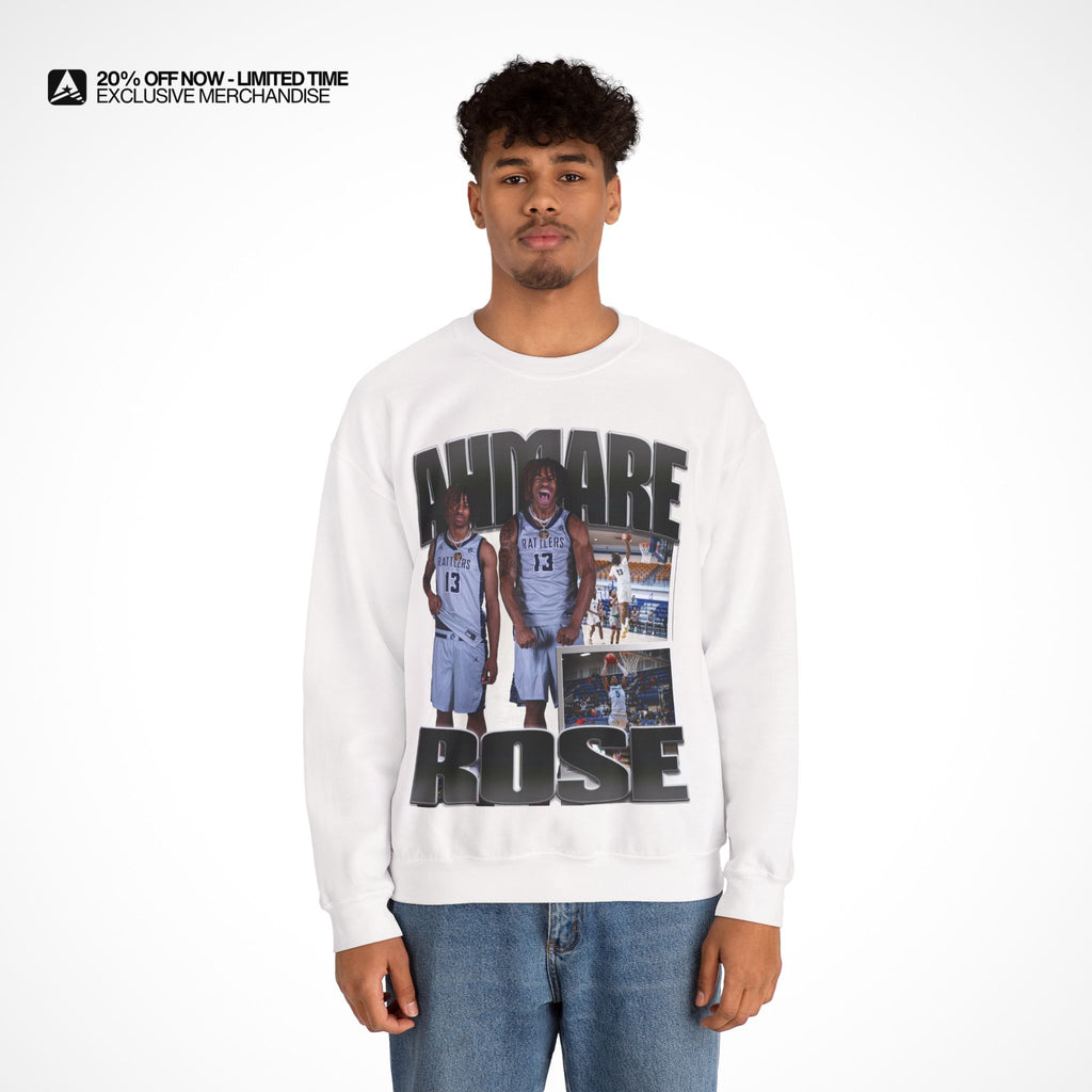 Ahmare Rose Graphic Crewneck
