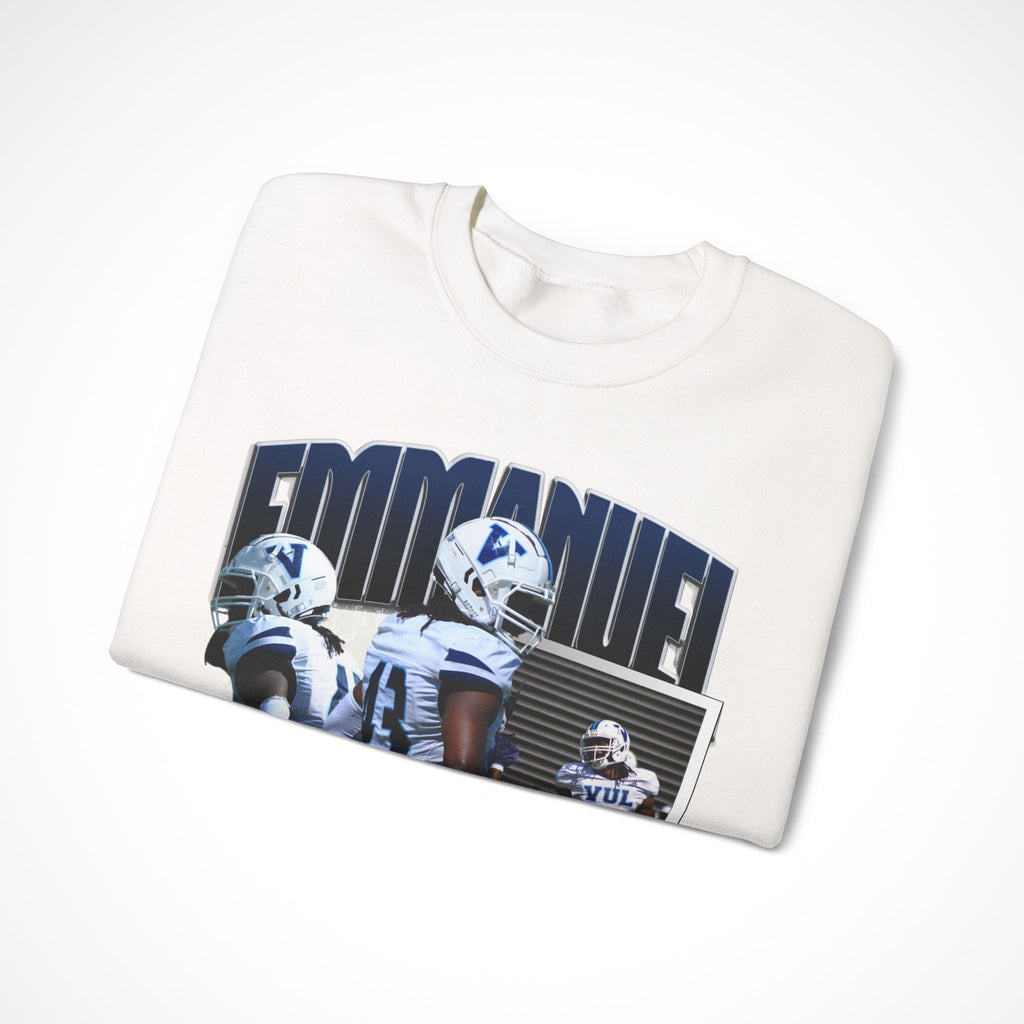 Emmanuel White Graphic Crewneck