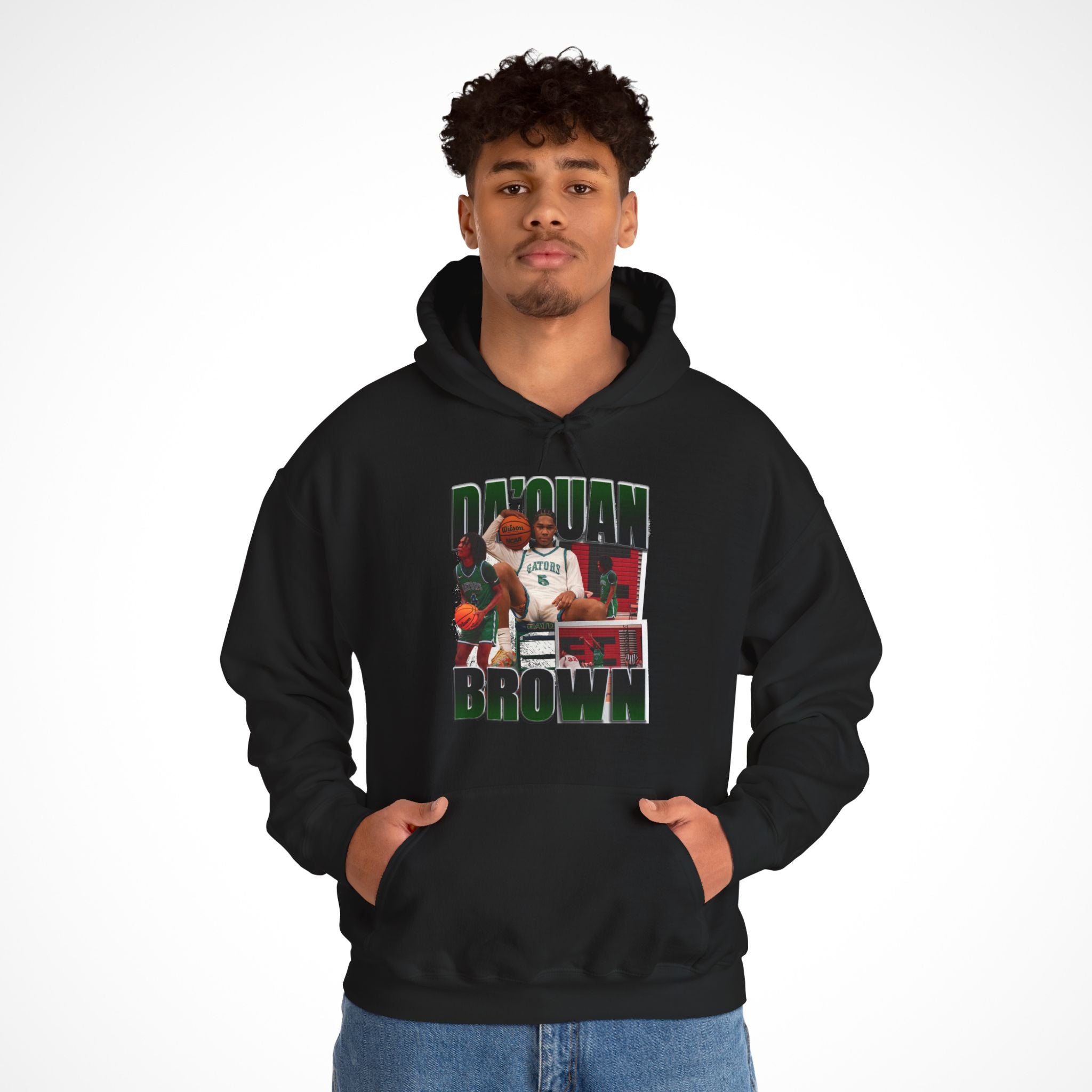 Da’Quan Brown Graphic Hoodie