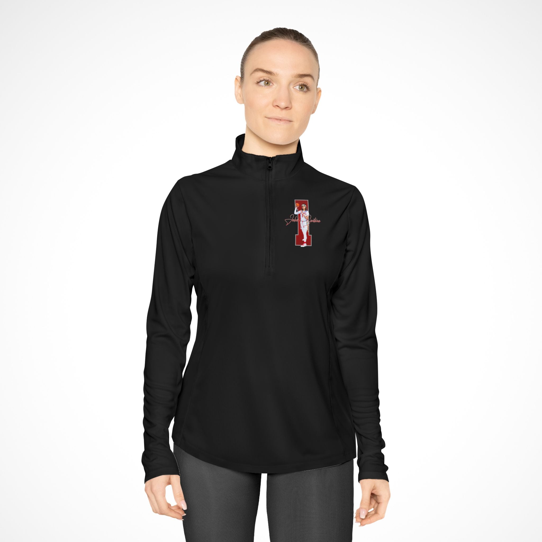 Jaliah Santana Ladies Quarter-Zip