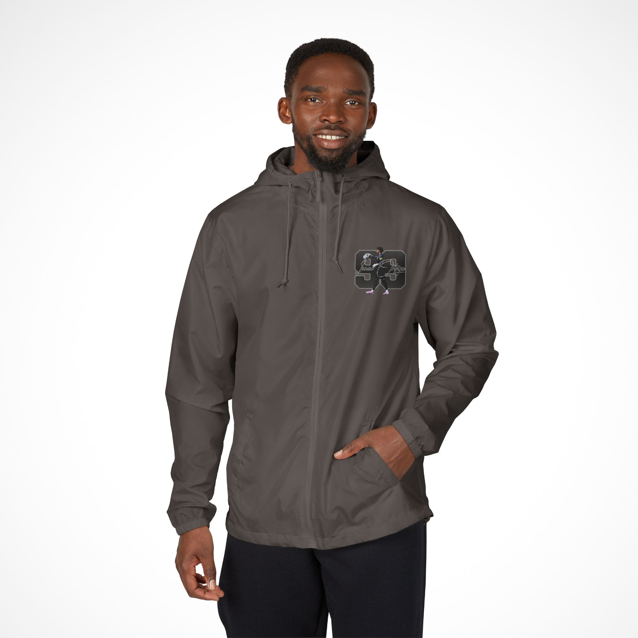 Isaac Ortega Full-Zip Windbreaker