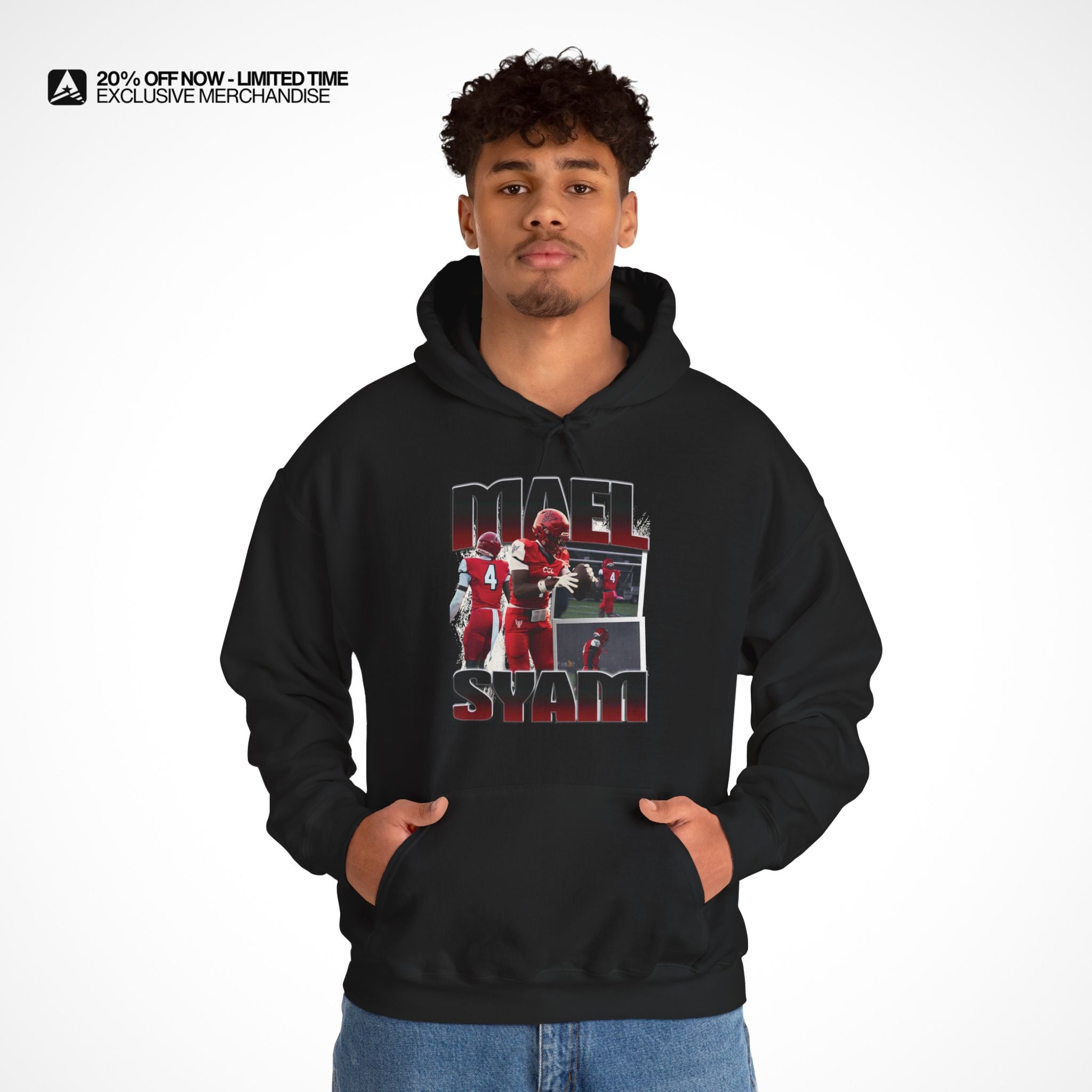Maël Syam Graphic Hoodie