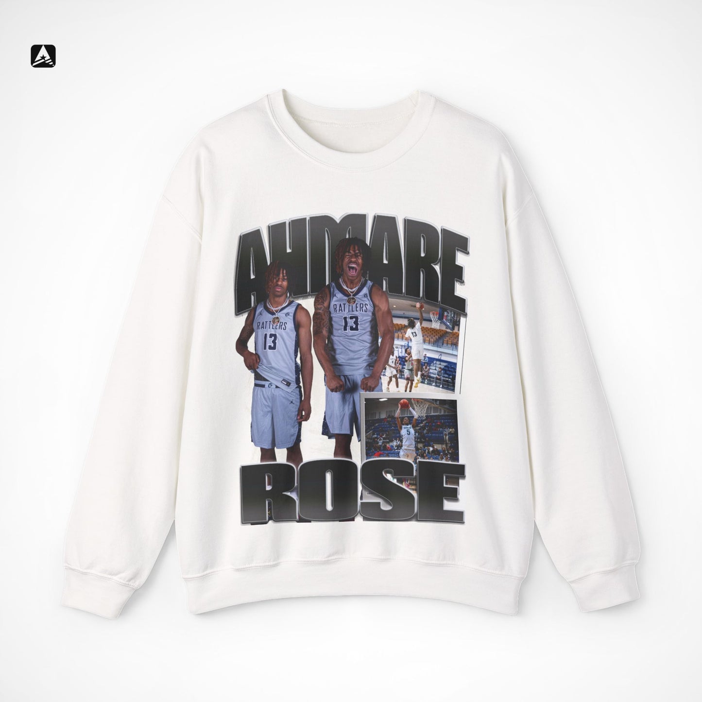 Ahmare Rose Graphic Crewneck