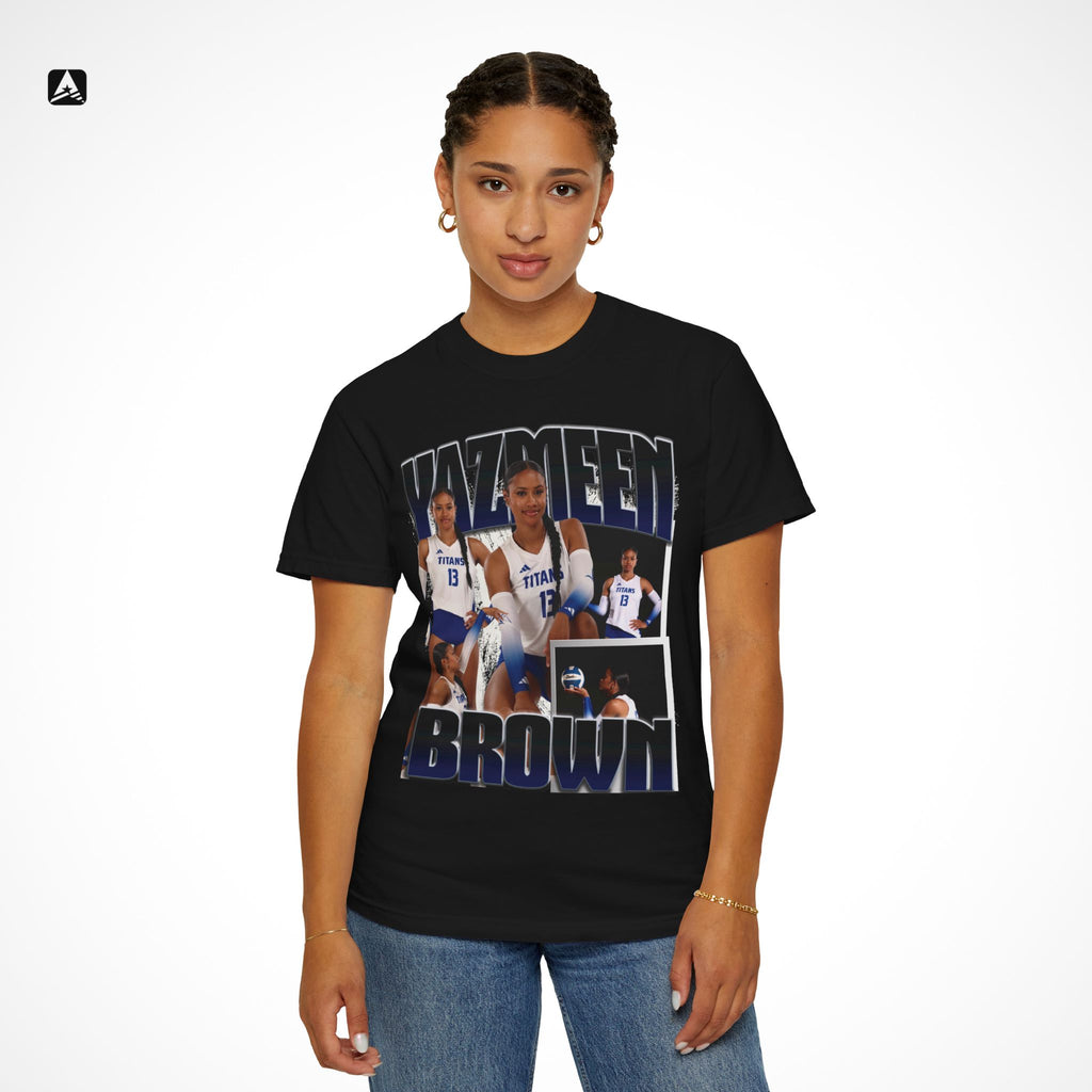 Yazmeen Brown Graphic Tee