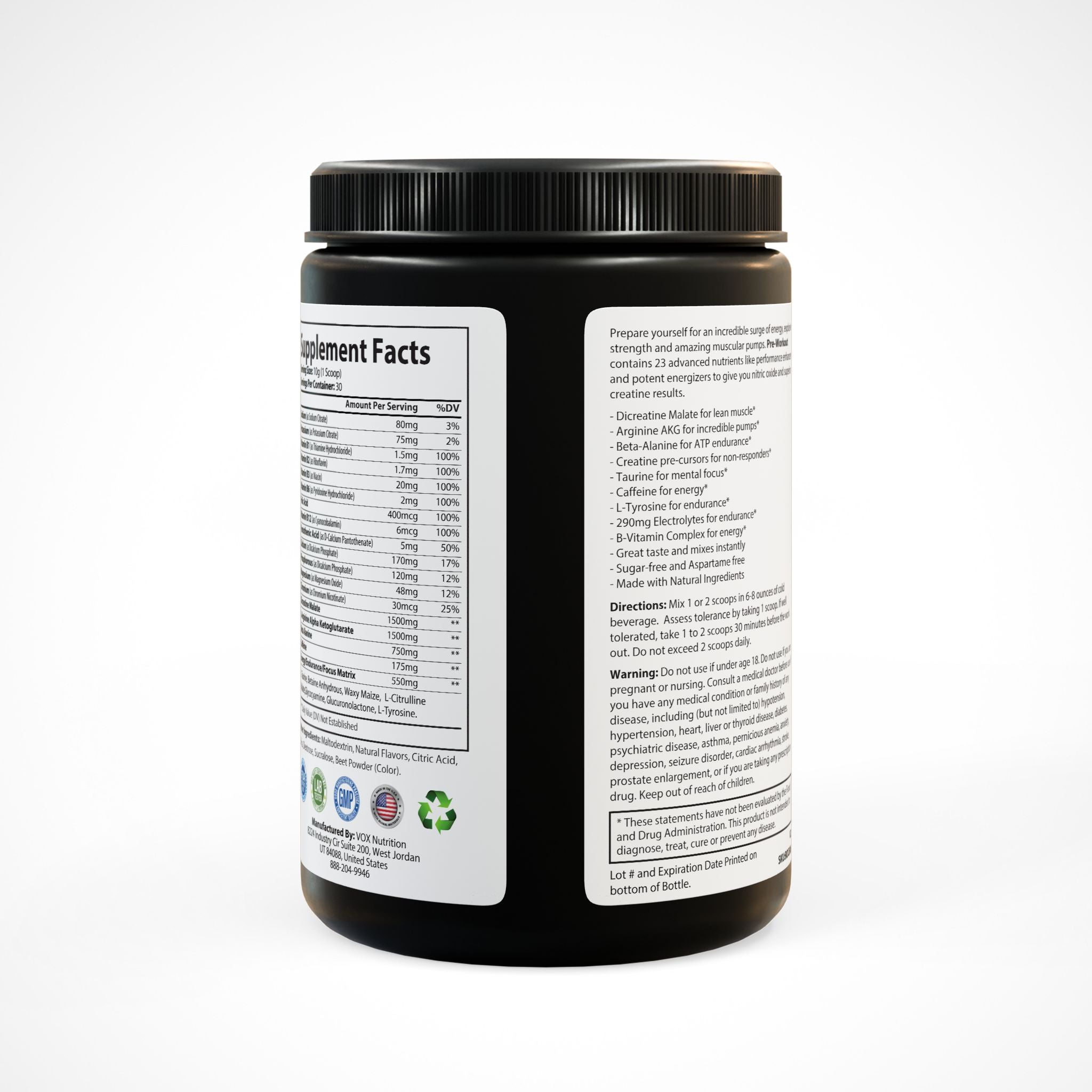 Brandon Mathis Pre-Workout, Watermelon (300g, 10.58oz)