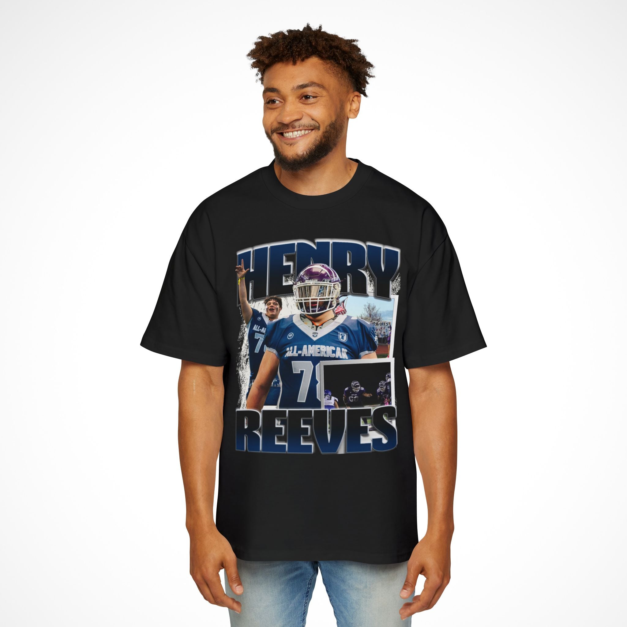 Henry Reeves Graphic Oversized Tee