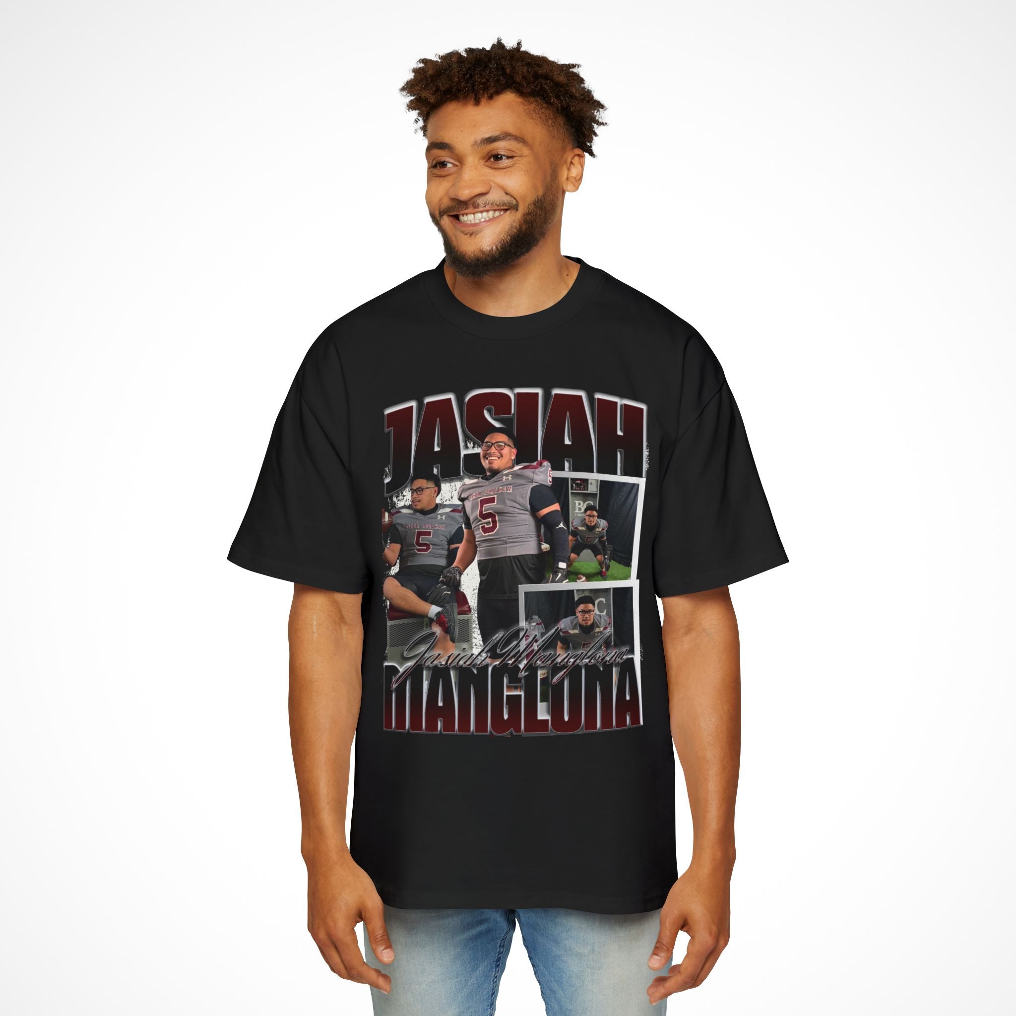 Jasiah Manglona Oversized Graphic Tee