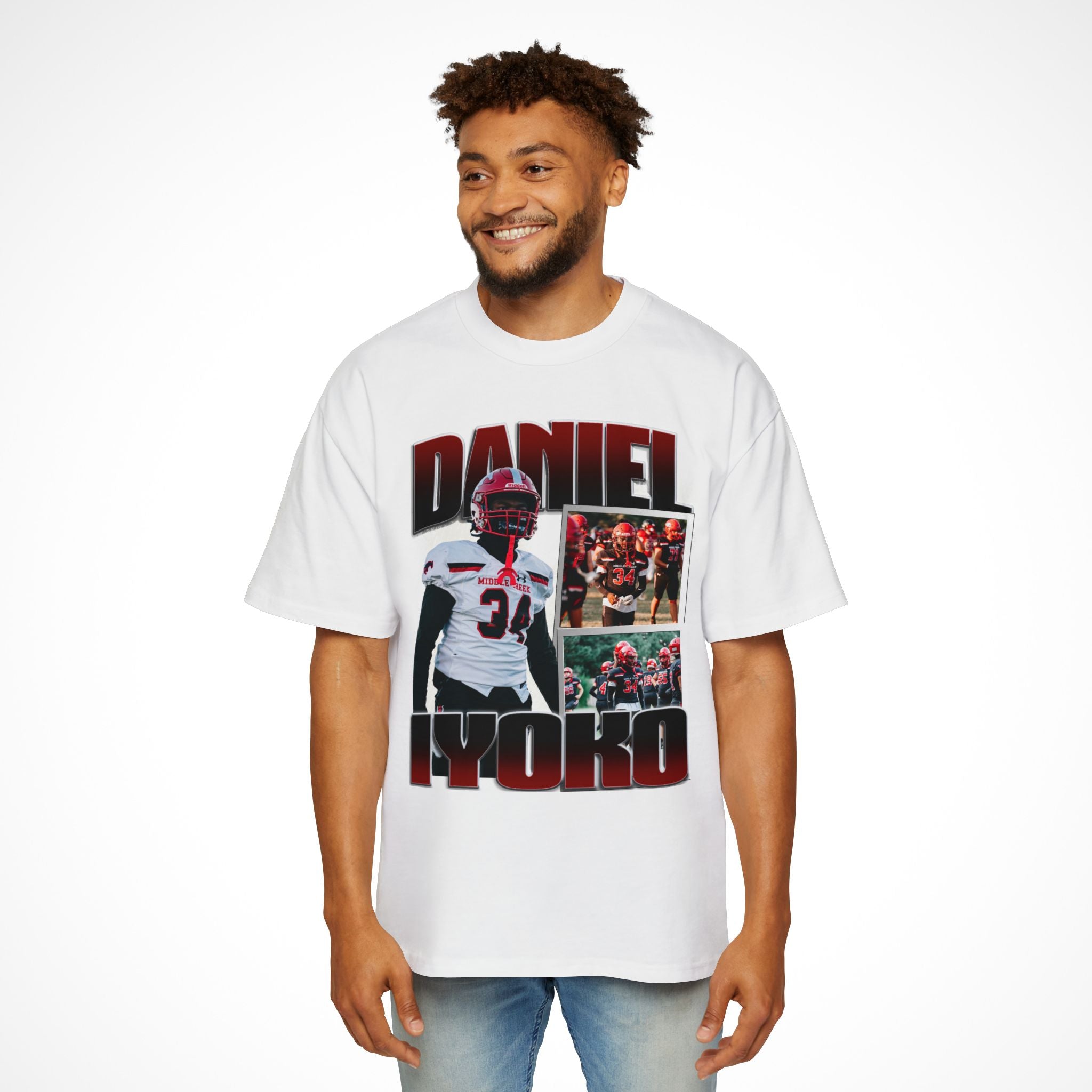 Daniel Iyoko Graphic Oversized Tee