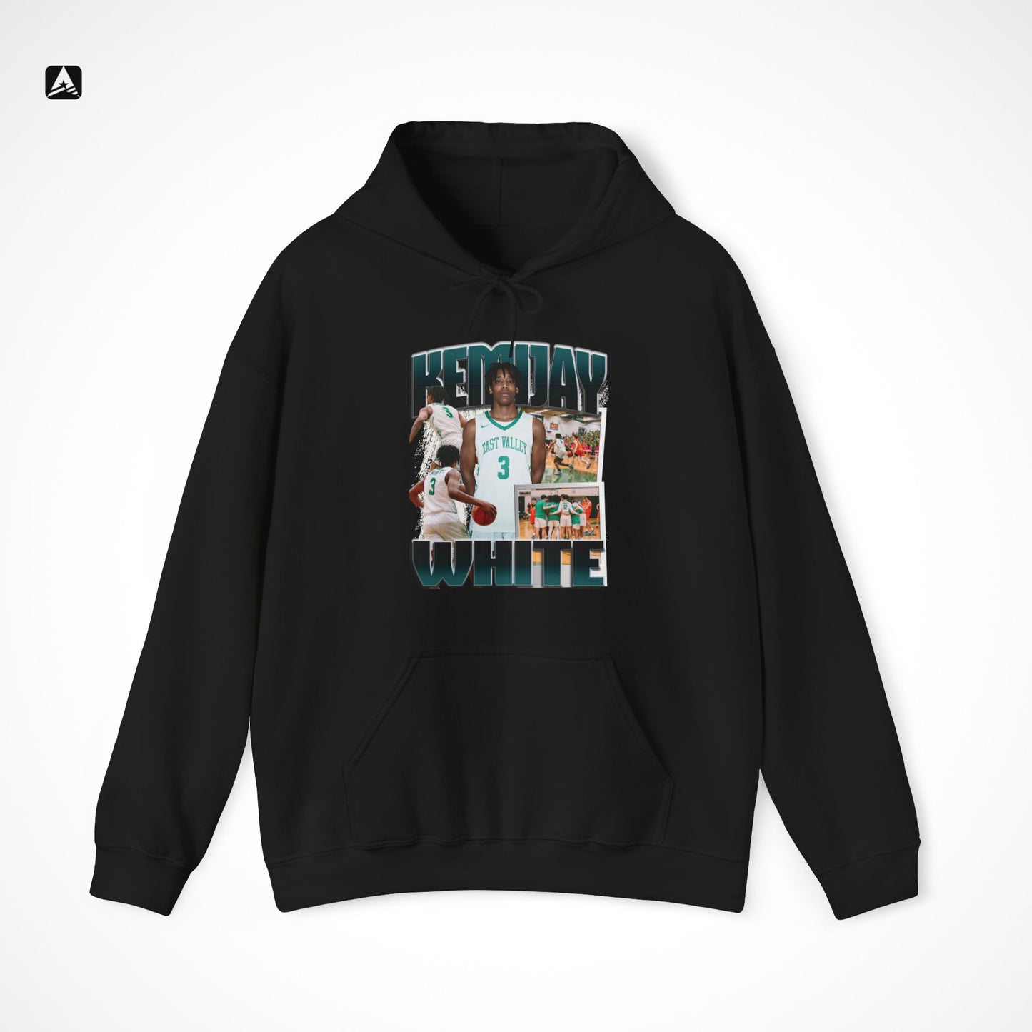 Kemijay White Graphic Hoodie