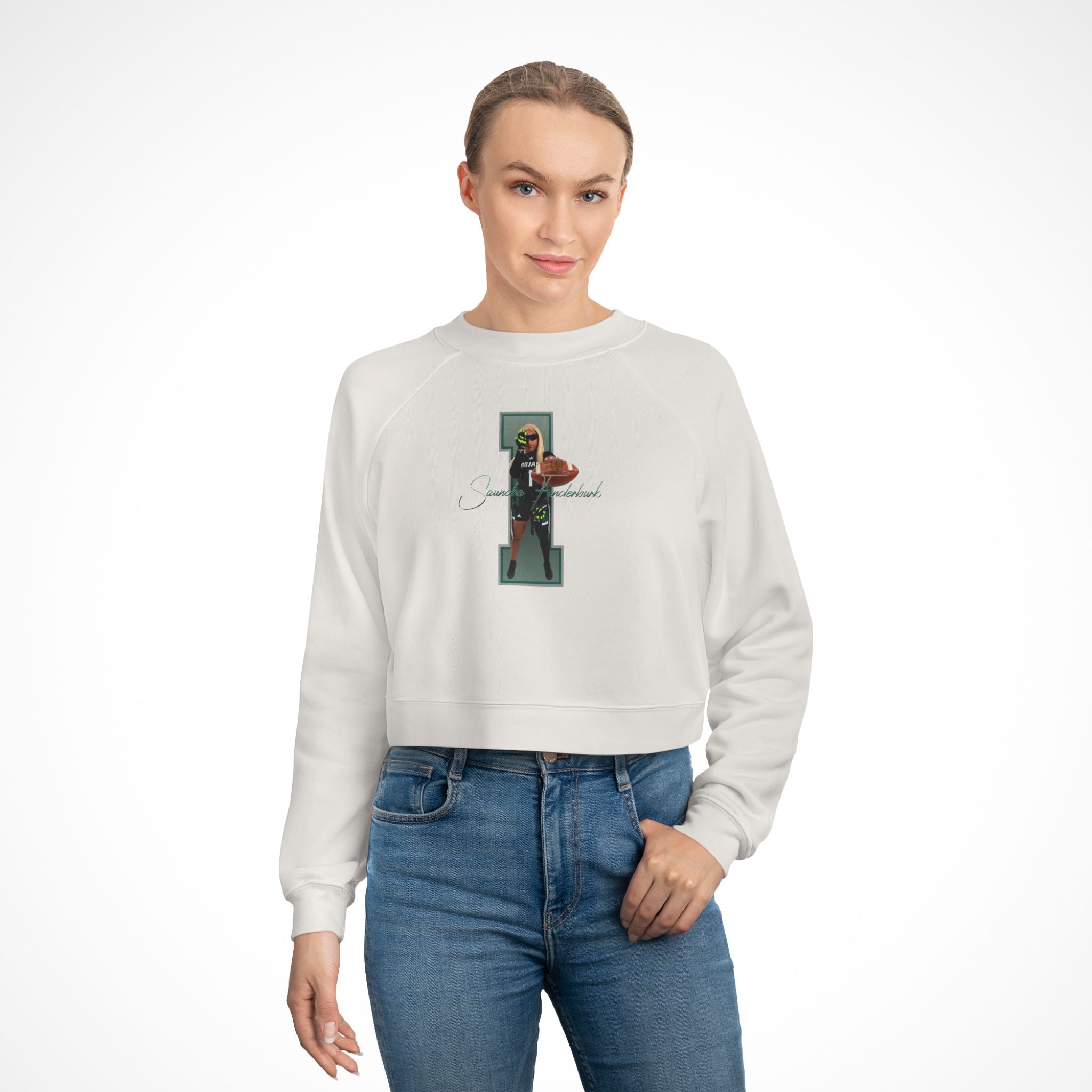 Saundra Funderburk Women's Cropped Pullover
