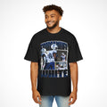 Emmanuel White Graphic Oversized Tee