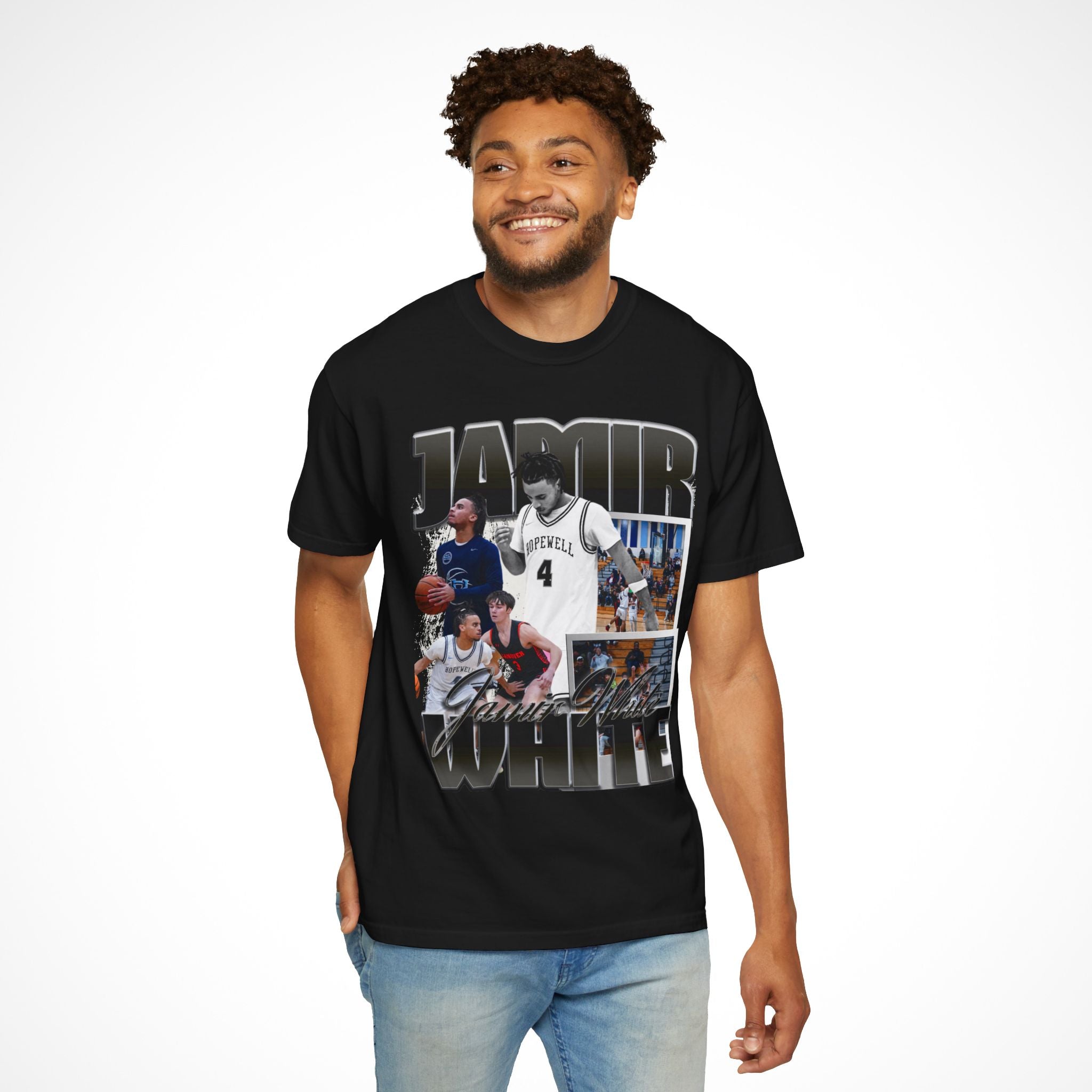 Jamir White Graphic Tee