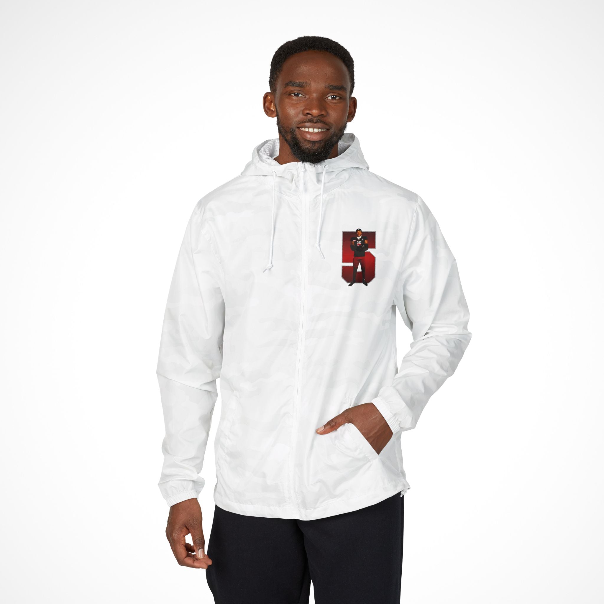 Jeremiah Roux Full-Zip Windbreaker