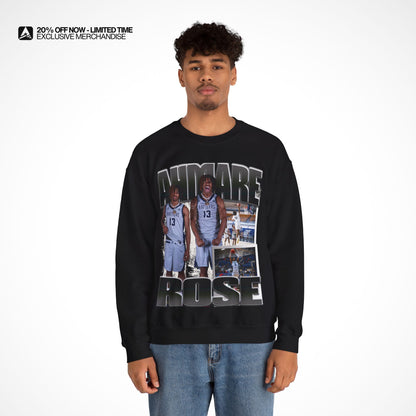 Ahmare Rose Graphic Crewneck