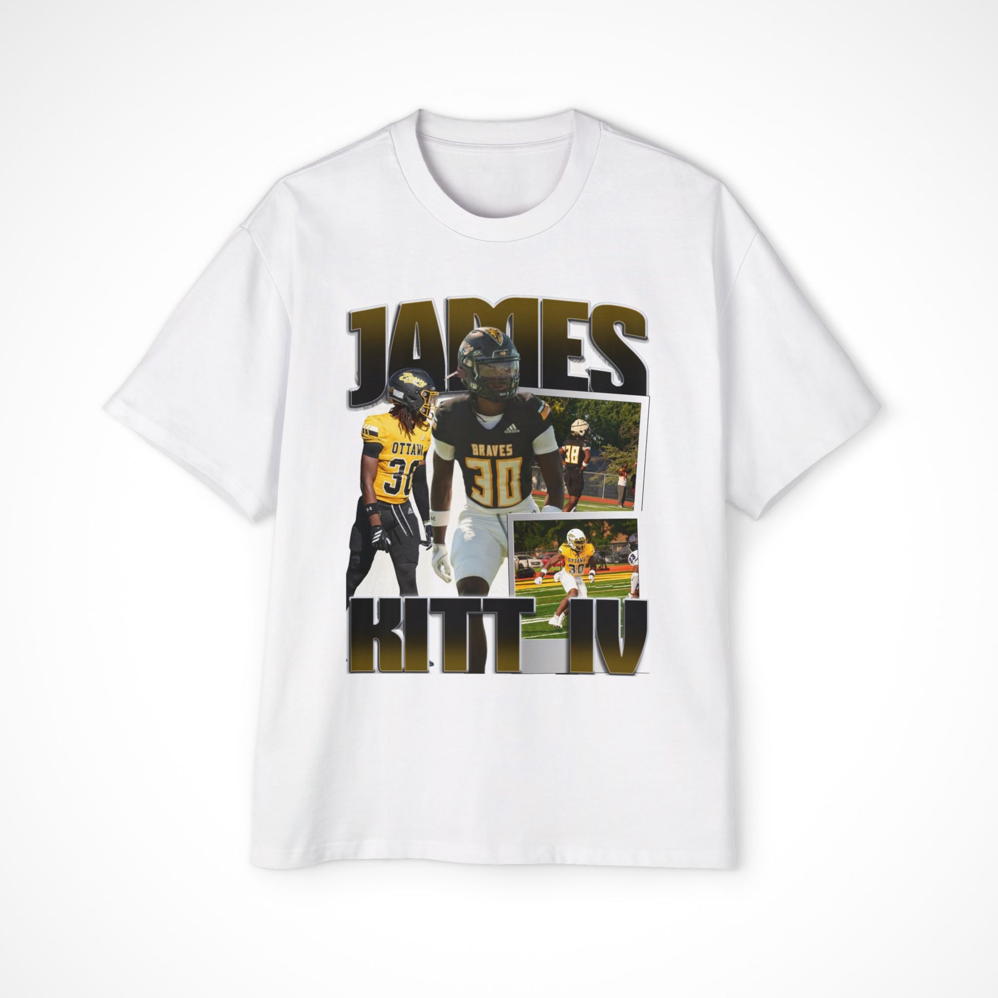 James Kitt IV Graphic Oversized Tee