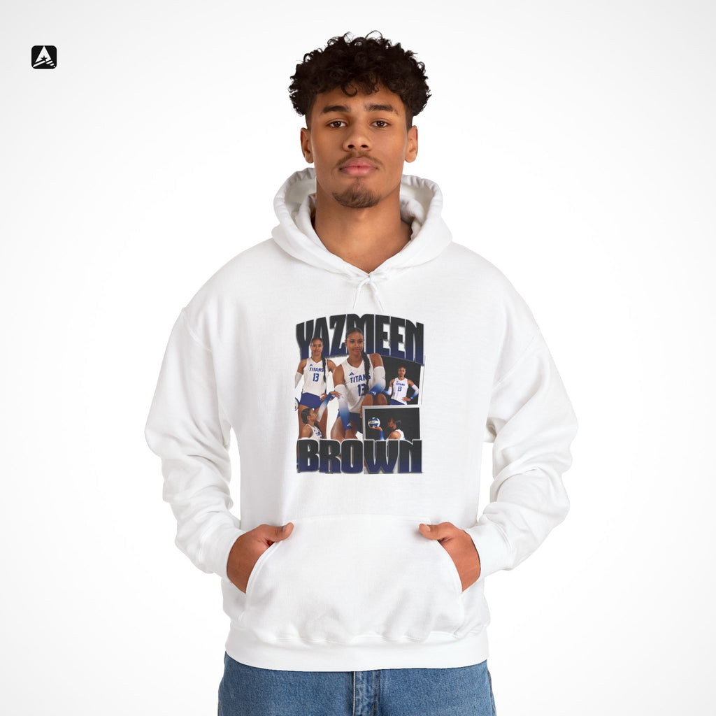 Yazmeen Brown Graphic Hoodie