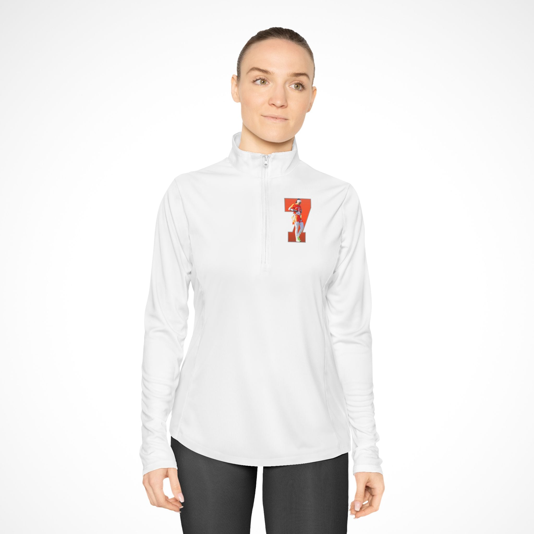 Haddiyah Bell Ladies Quarter-Zip