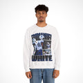 Emmanuel White Graphic Crewneck