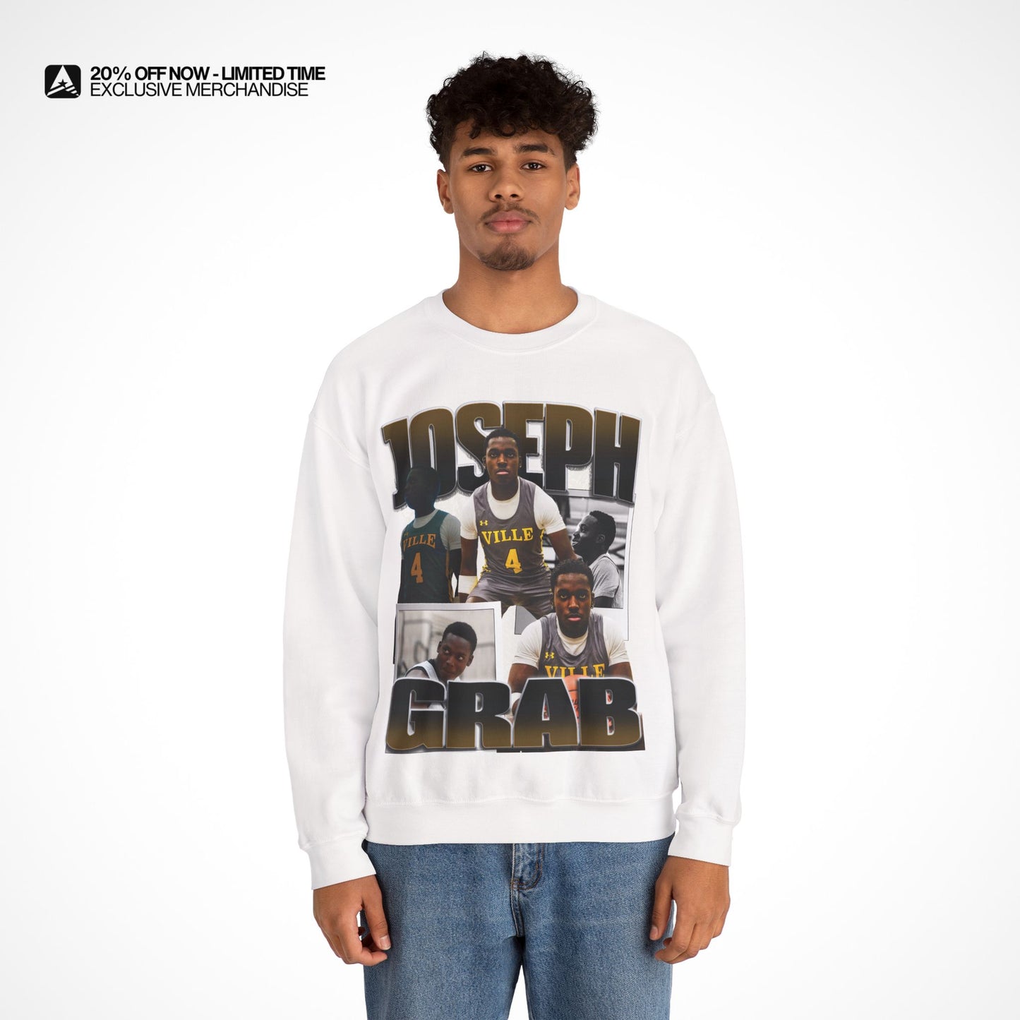 Joseph Grab Graphic Crewneck
