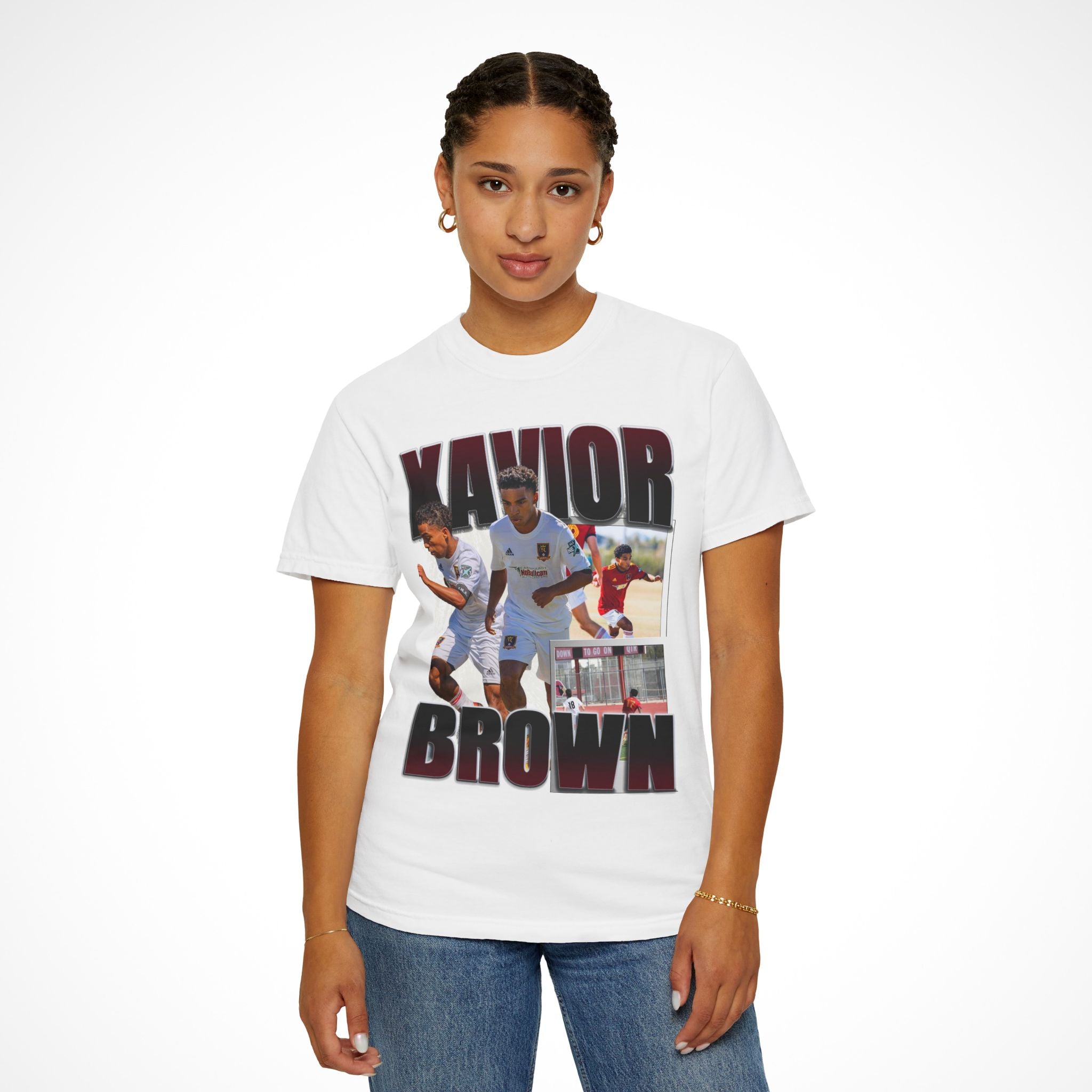 Xavior Brown Graphic Tee