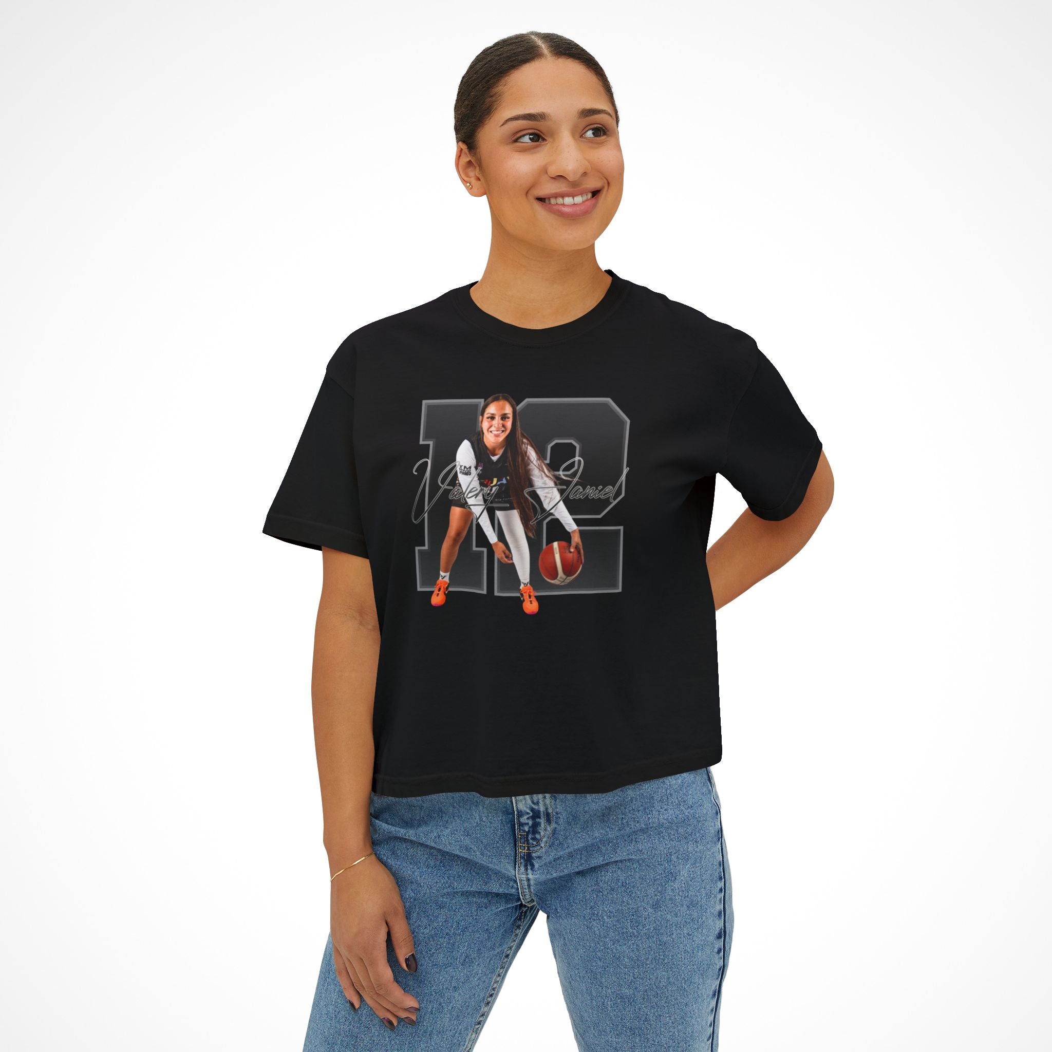 Valery Janiel Cropped Tee