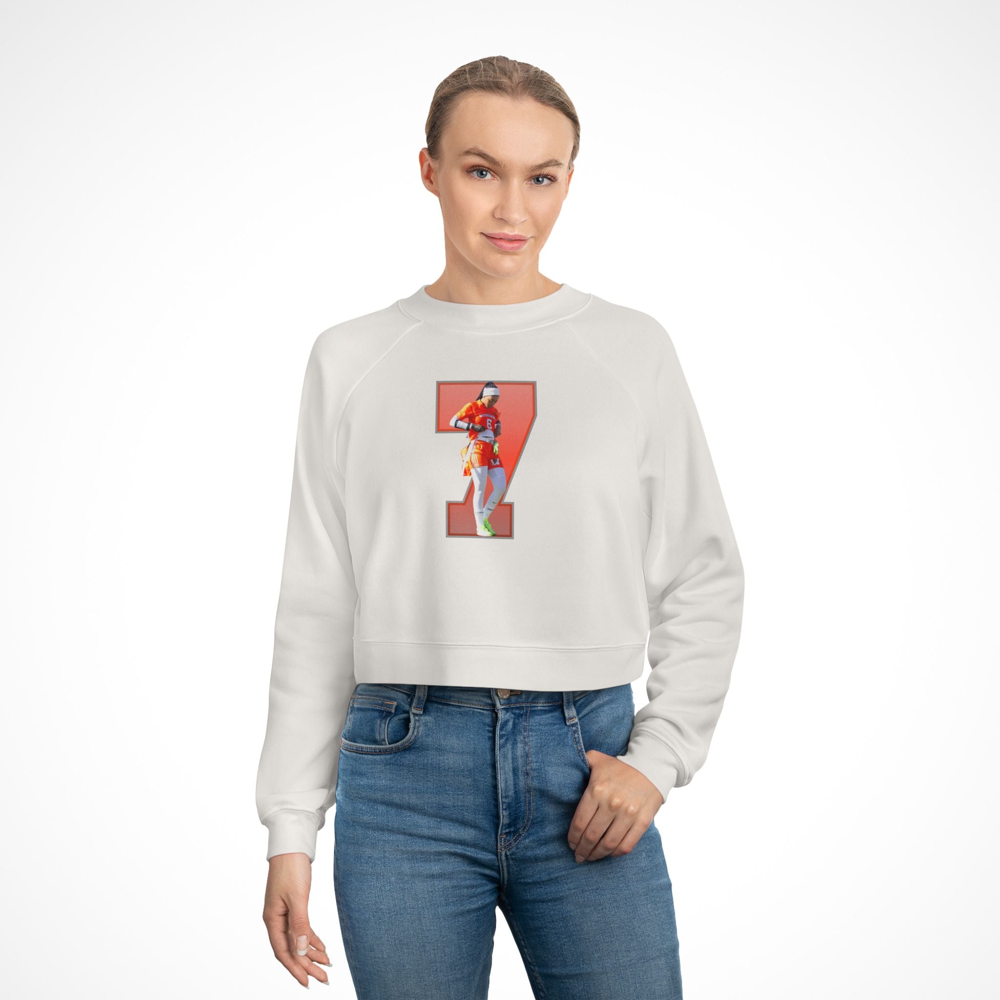 Haddiyah Bell Women's Cropped Pullover