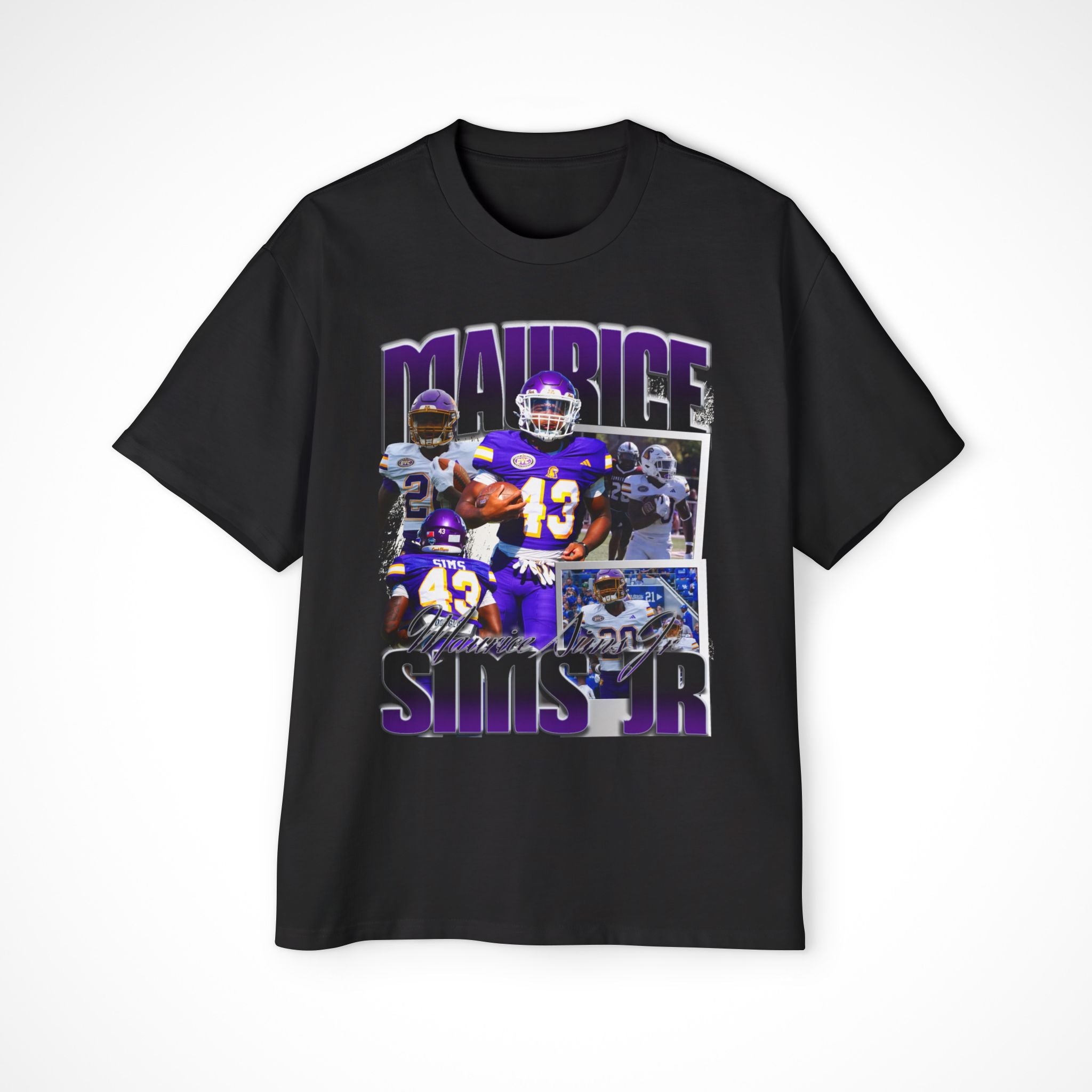 Maurice Sims Jr Oversized Graphic Tee