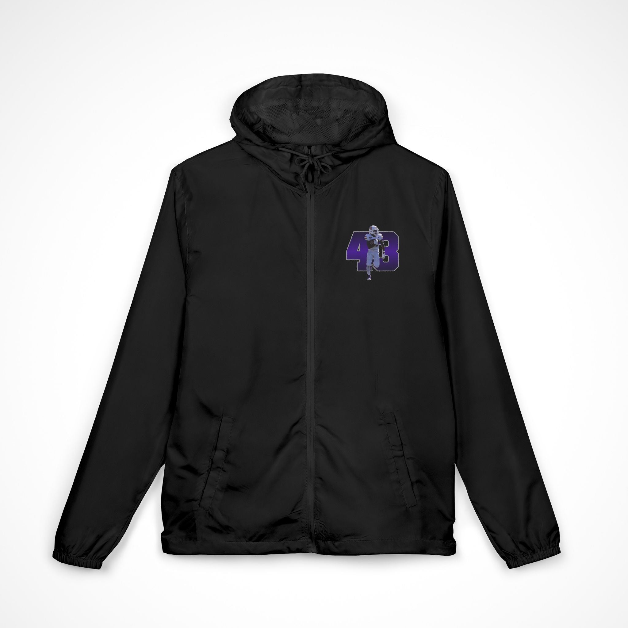 Maurice Sims Jr Full-Zip Windbreaker