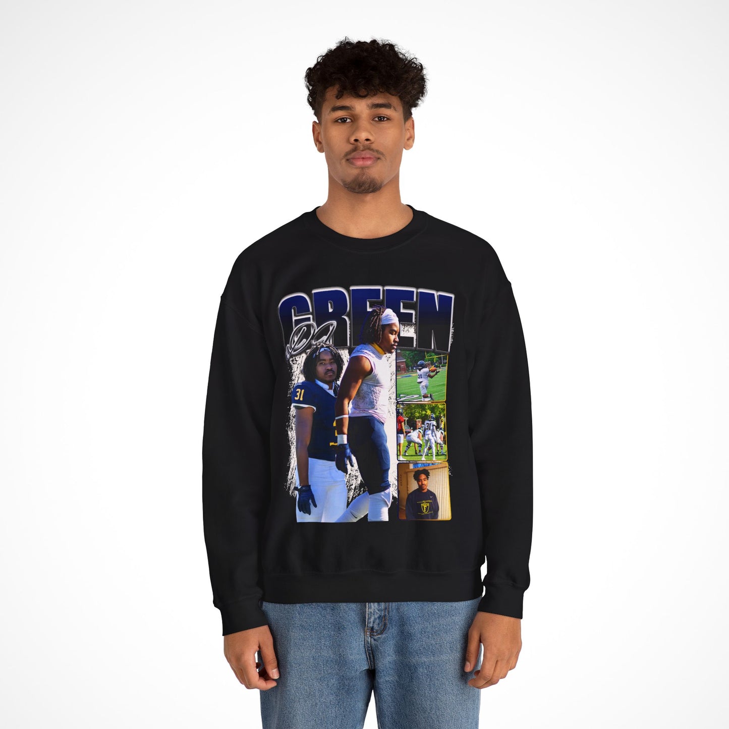 DJ Green Graphic Crewneck