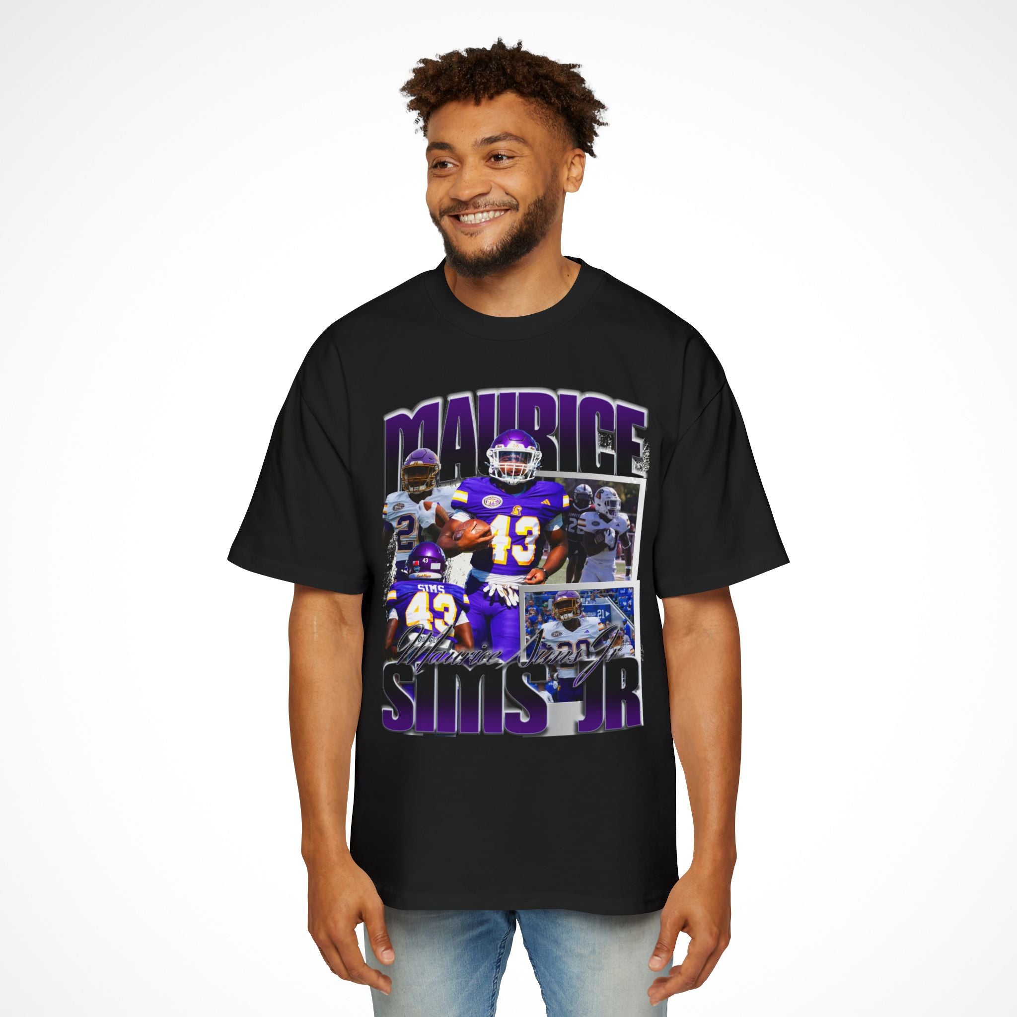 Maurice Sims Jr Oversized Graphic Tee
