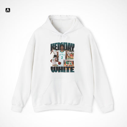 Kemijay White Graphic Hoodie