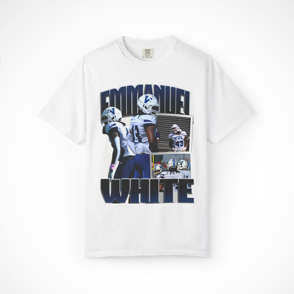 Emmanuel White Graphic Tee