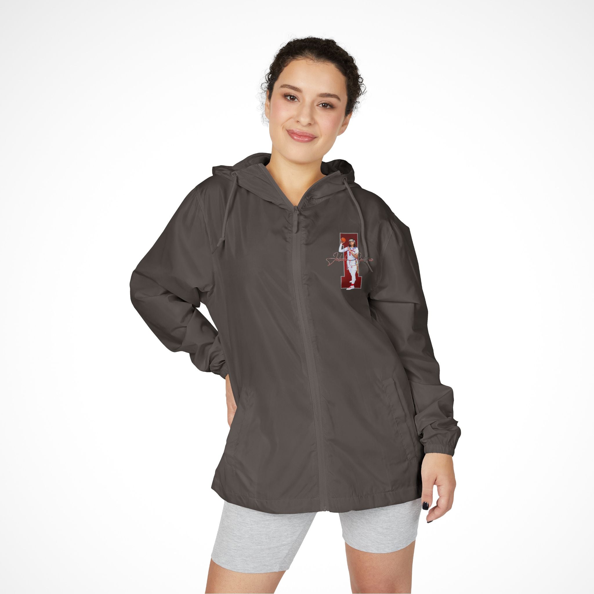 Jaliah Santana Full-Zip Windbreaker