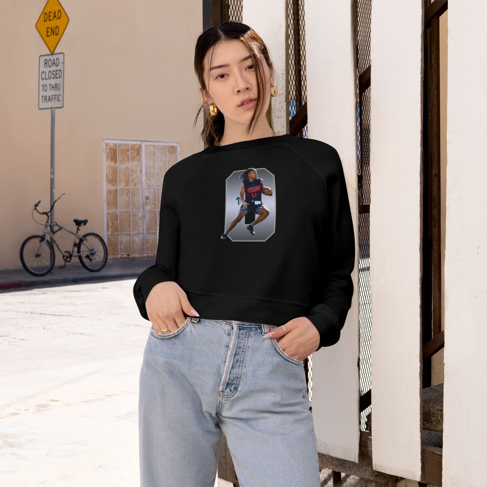 Heaven Porter Women's Cropped Pullover