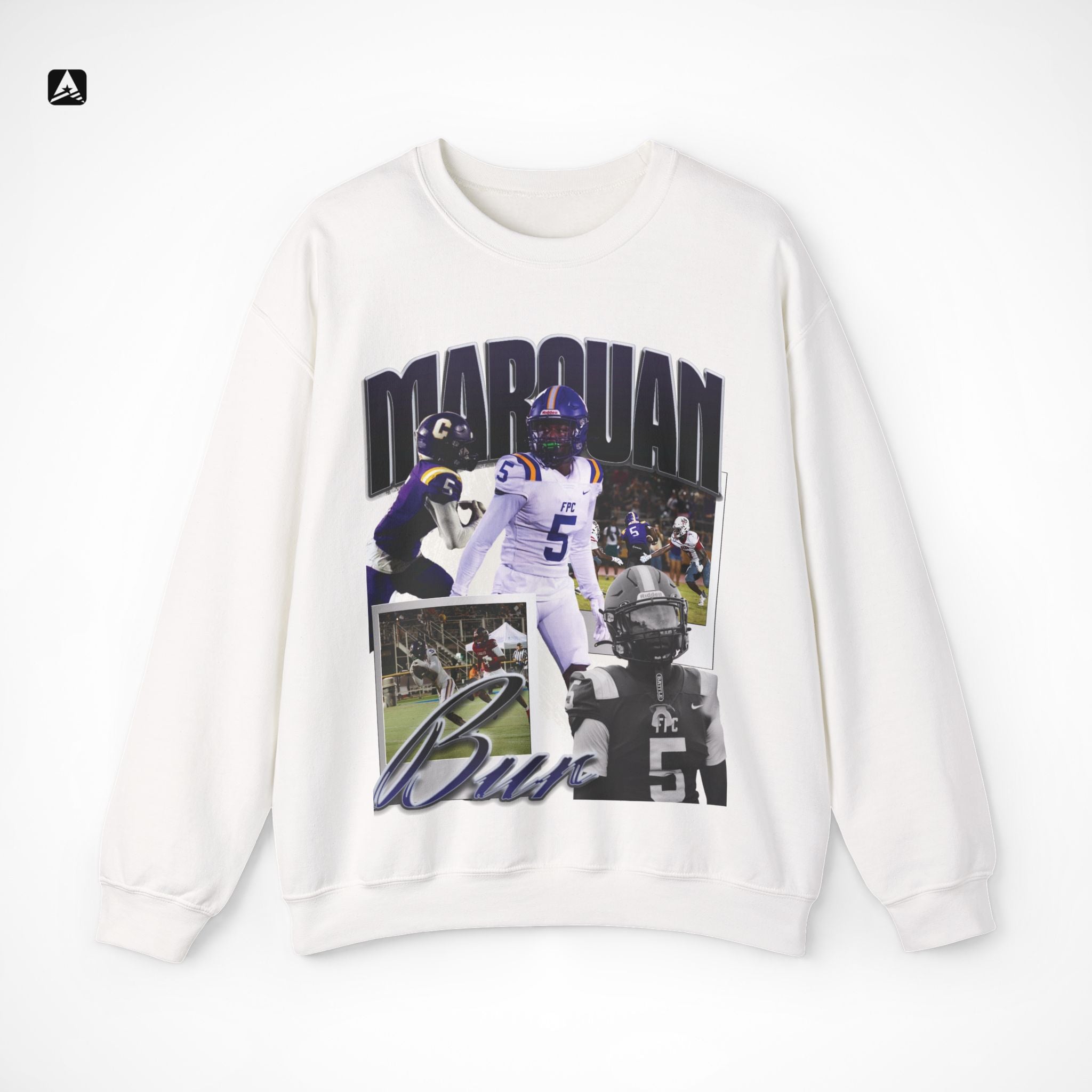 Marquan Bur Graphic Crewneck