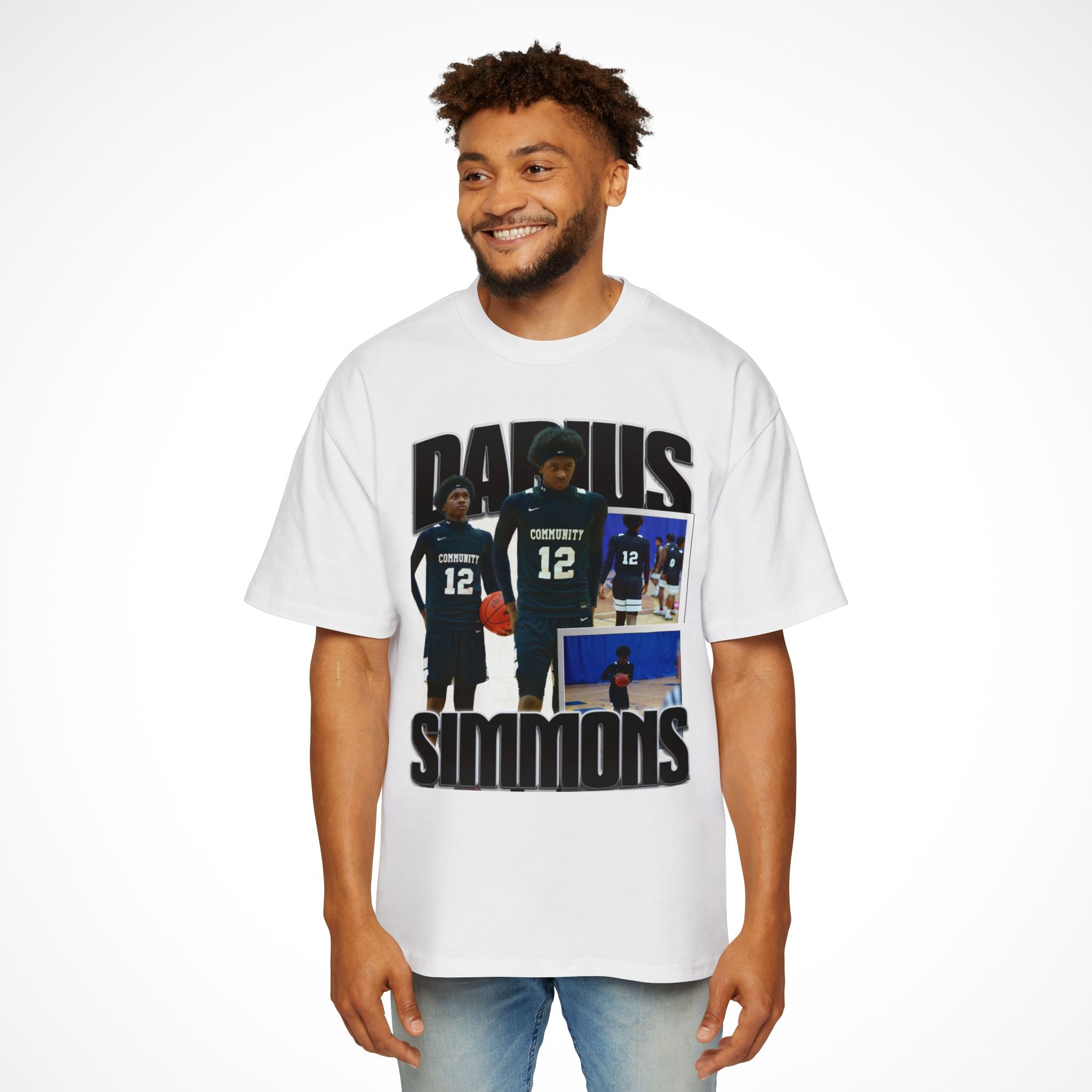 Darius Simmons Oversized Graphic Tee