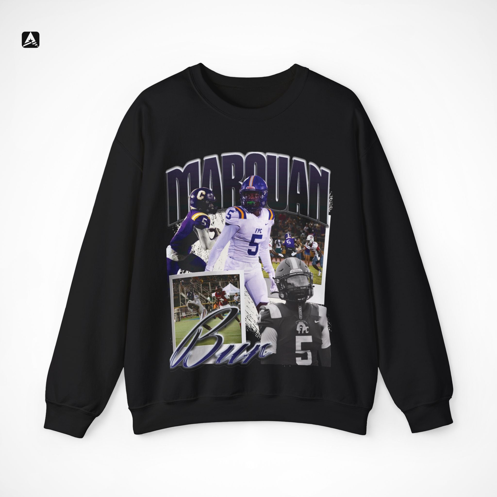 Marquan Bur Graphic Crewneck