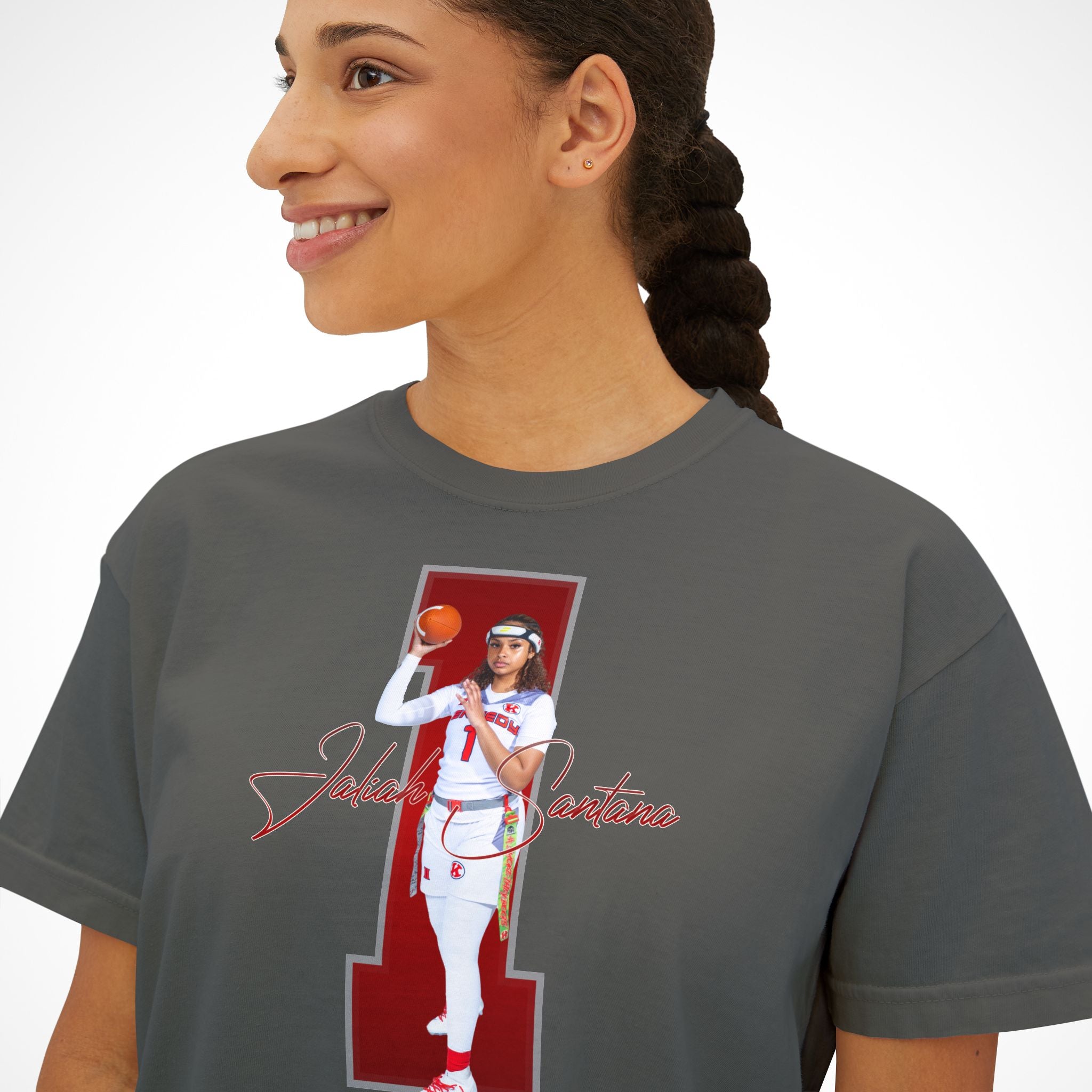 Jaliah Santana Cropped Tee