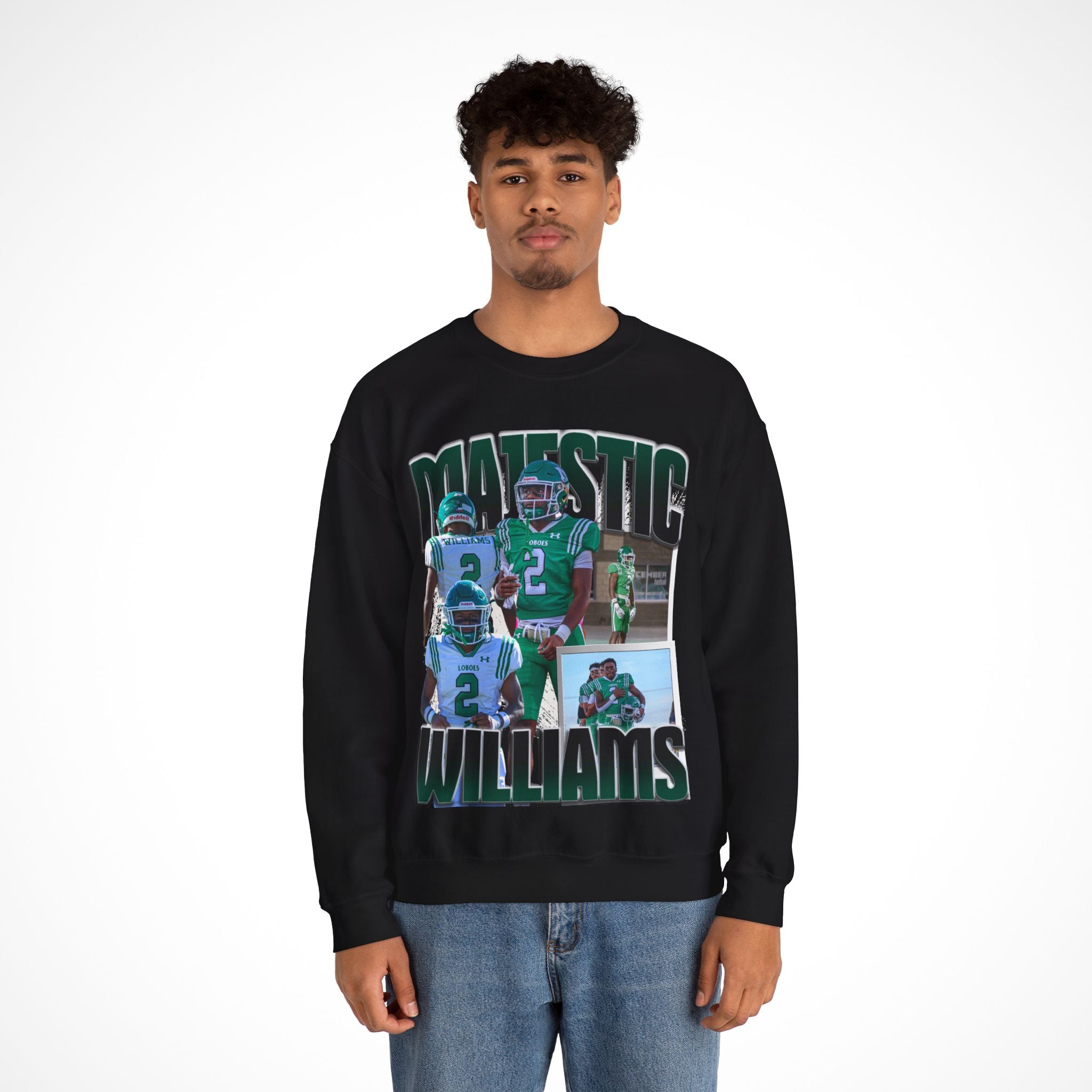 Majestic Williams Graphic Crewneck